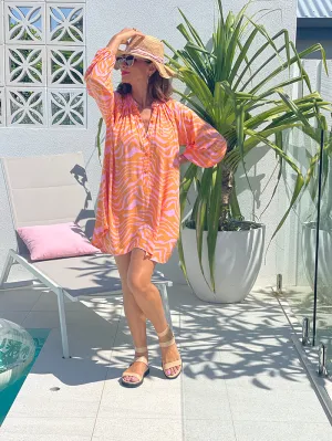 Madalena Shirt Dress - Zebra