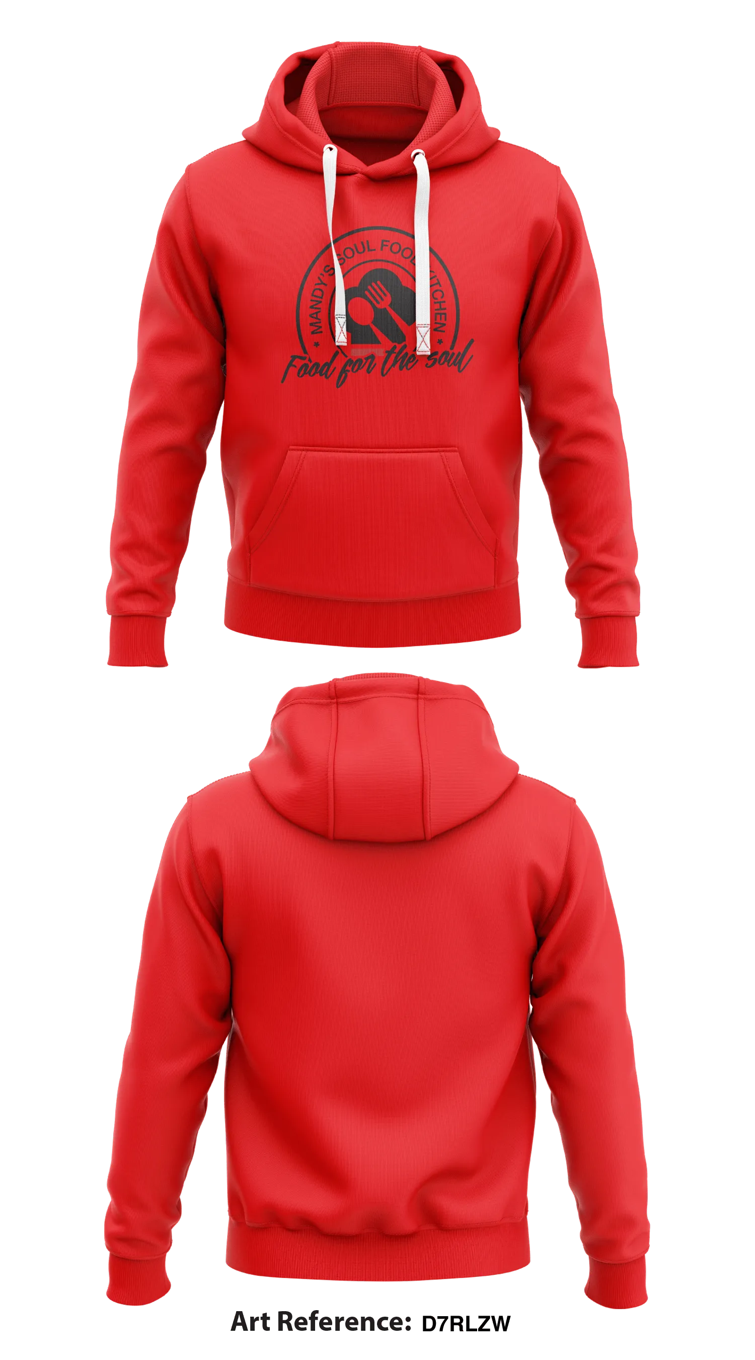 Mandy’s Soul Food Kitchen  Core Men's Hooded Performance Sweatshirt - D7rLZW