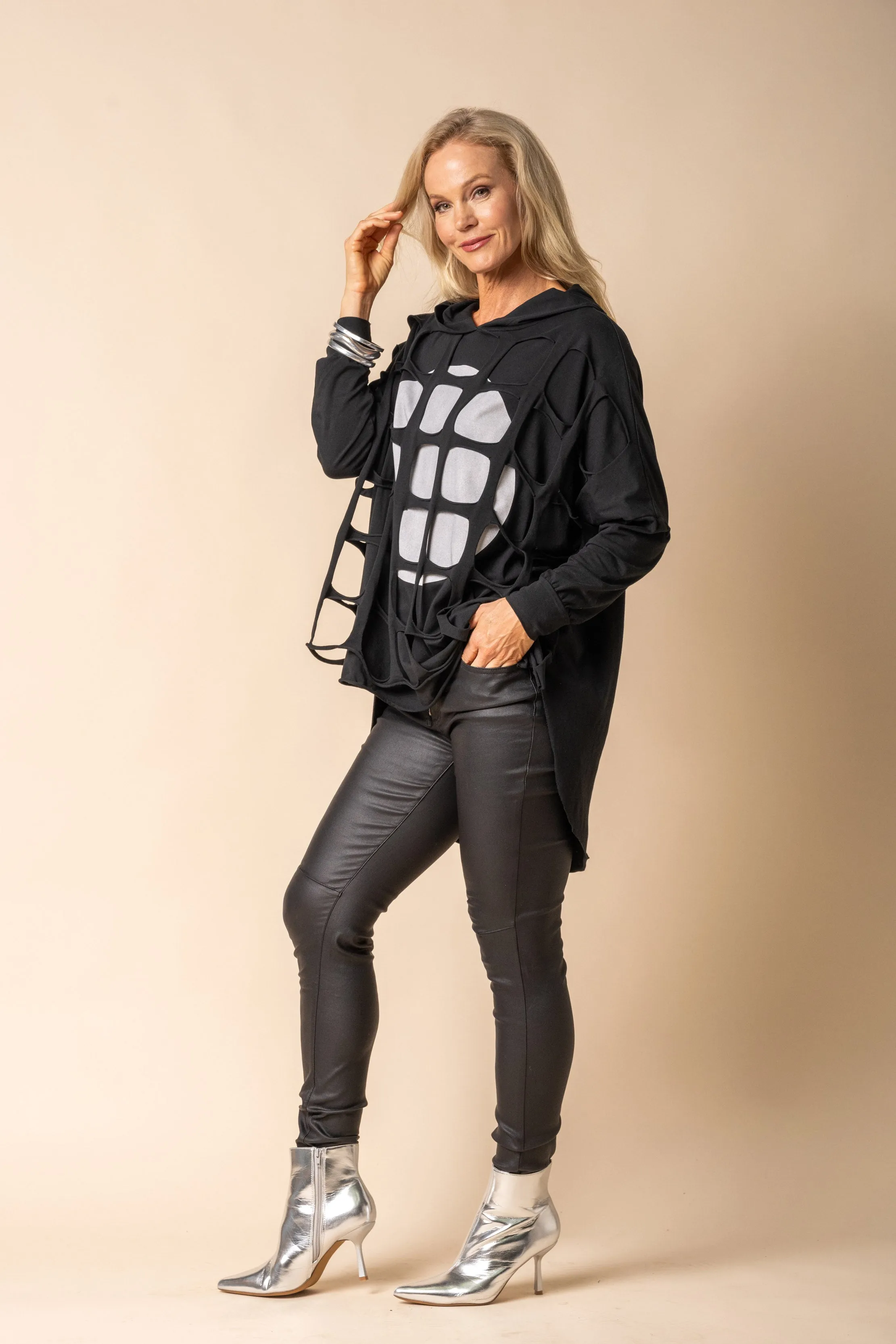 Matrona Cotton Top in Onyx