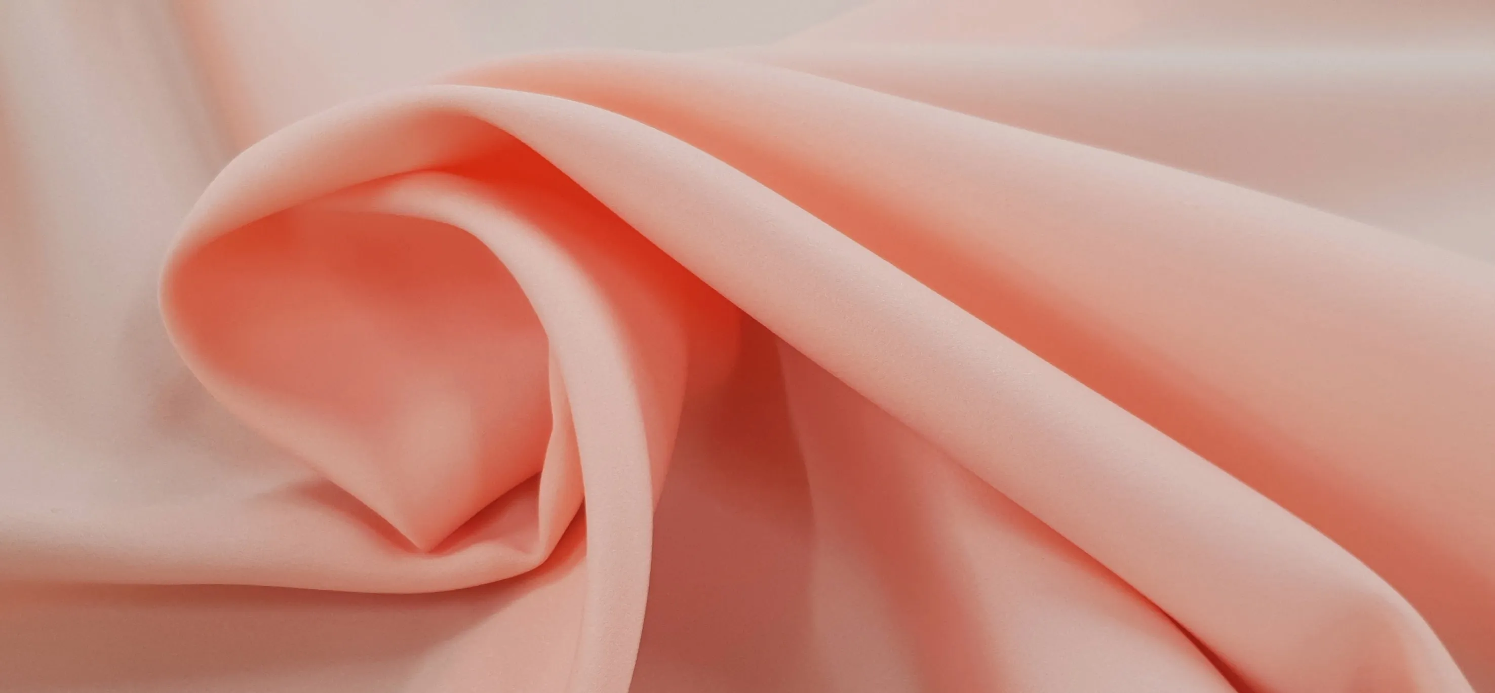 Medium Weight Delustered Satin Peach