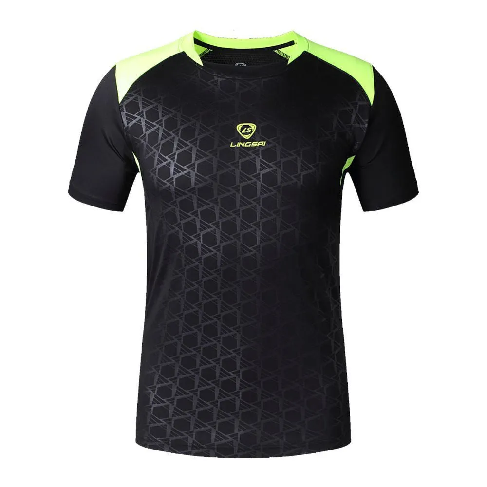 Men workout T-shirt Fitness Quick Dry Stretchy Tops Tee Shirt Short Sleeve M-3XL NW