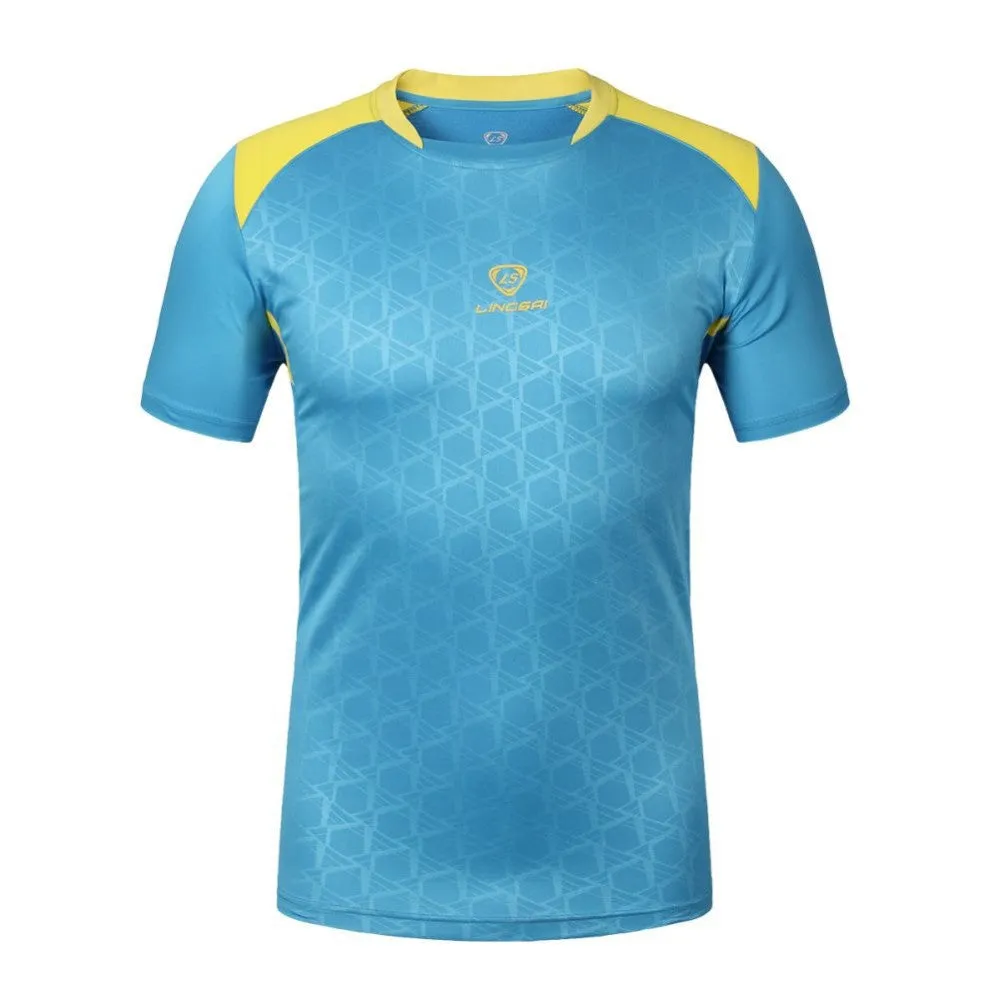 Men workout T-shirt Fitness Quick Dry Stretchy Tops Tee Shirt Short Sleeve M-3XL NW