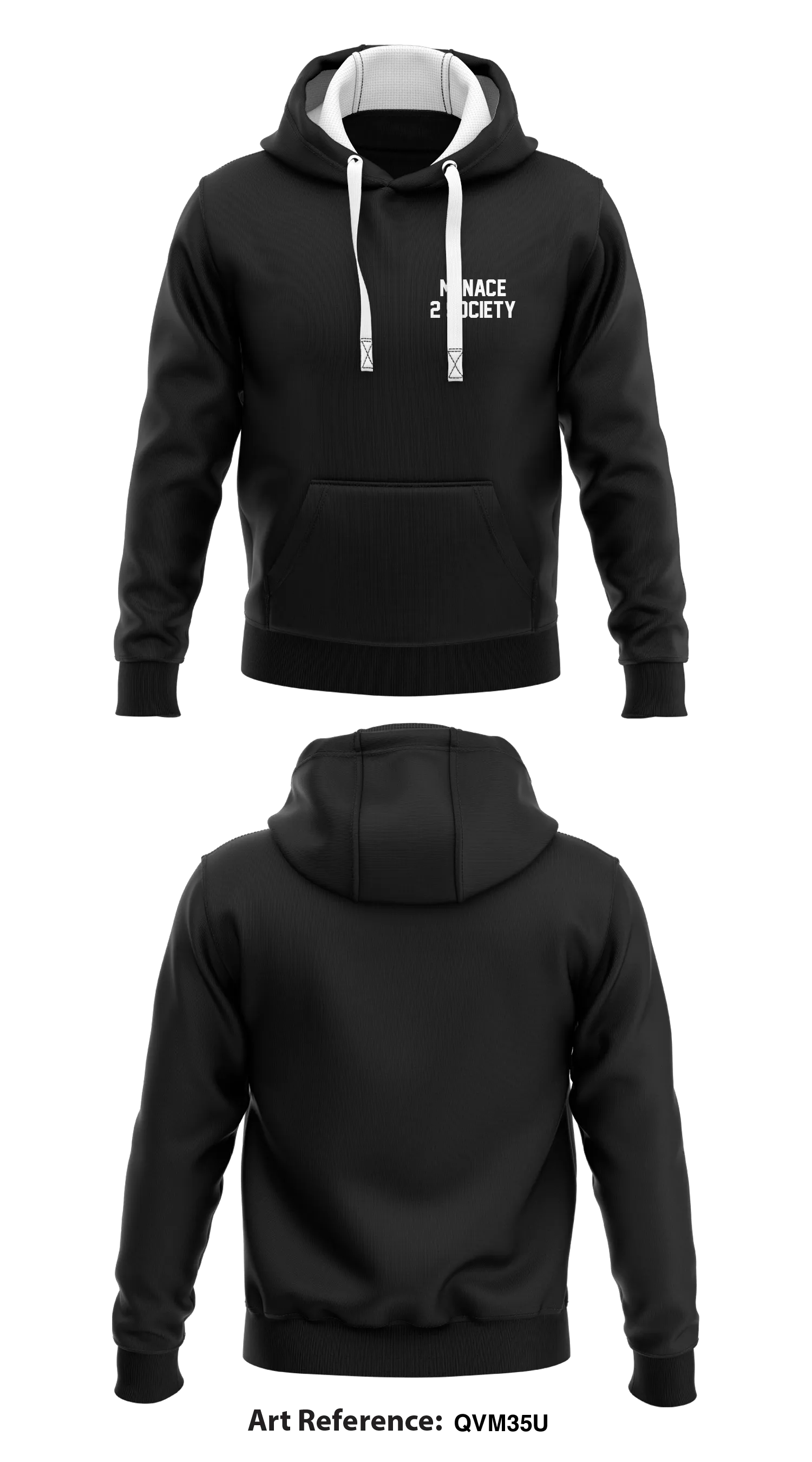 Menace 2 Society Store 1  Core Men's Hooded Performance Sweatshirt - QVM35u