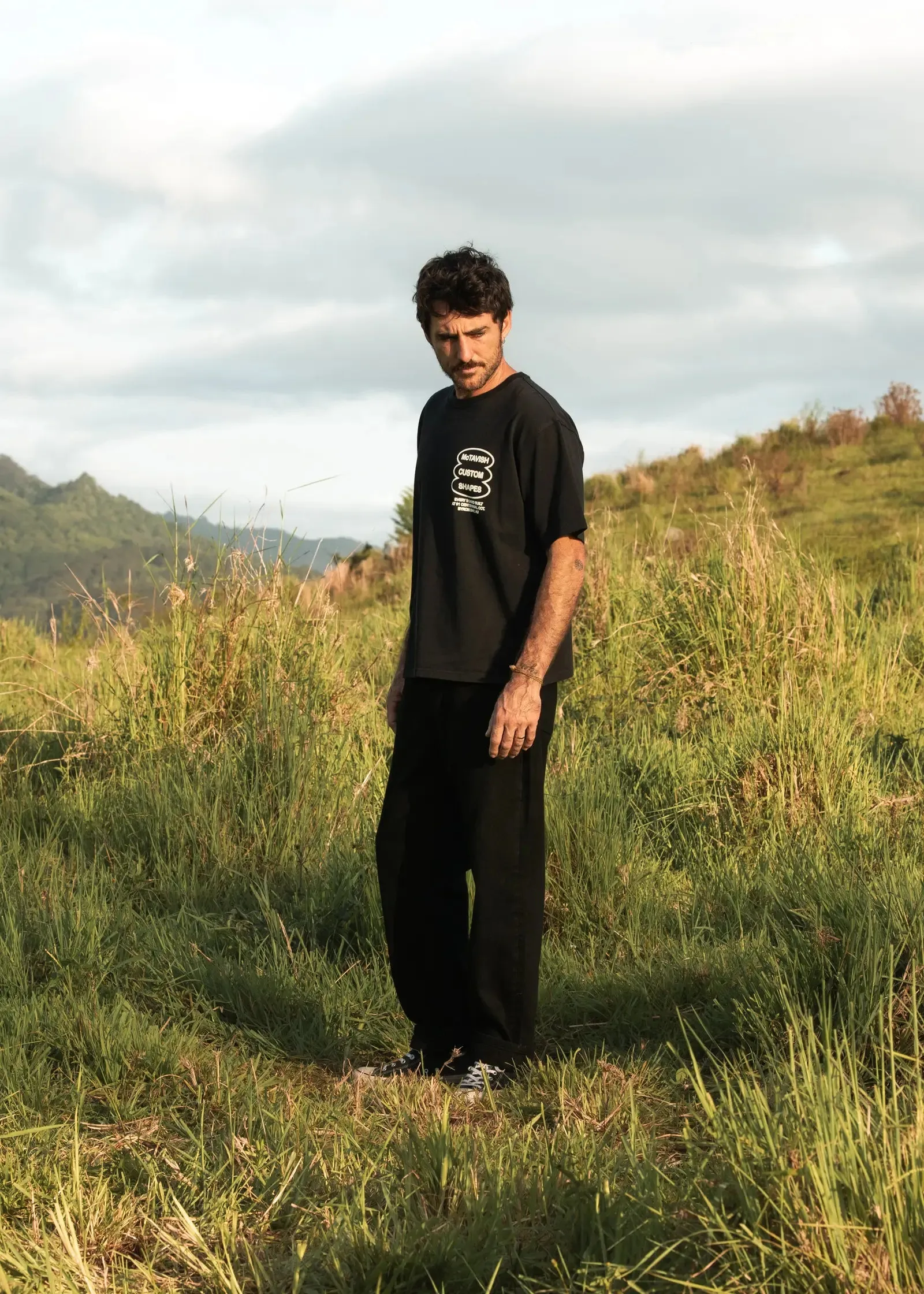 Mens Boxy Tee Black