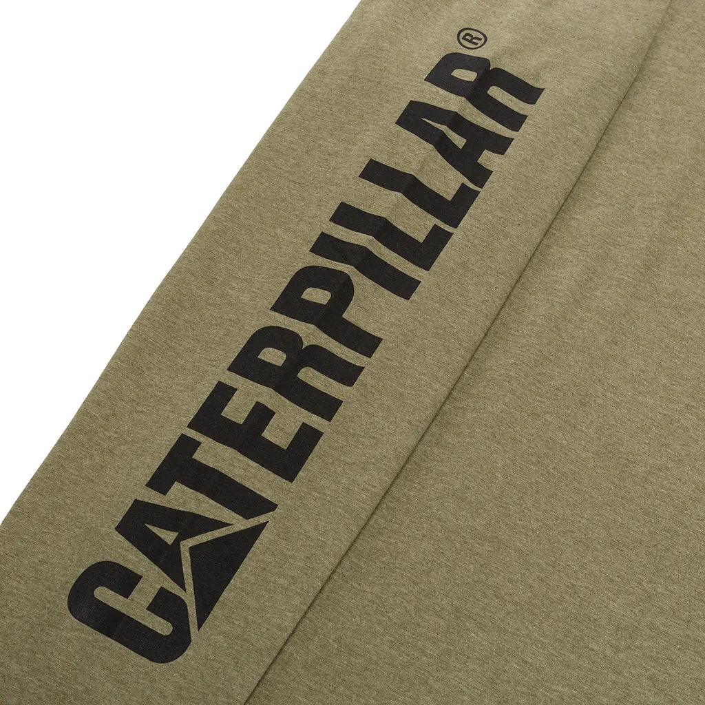 Men's Cat UPF Hooded Banner L/S Tee