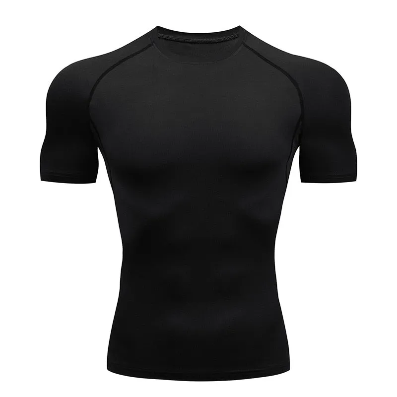 Men's Compression Tshirt Long Sleeve Anime Berserk Guts Sport