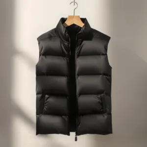 Men's Heated Turtle Neck Puffer Vest | Zip Up