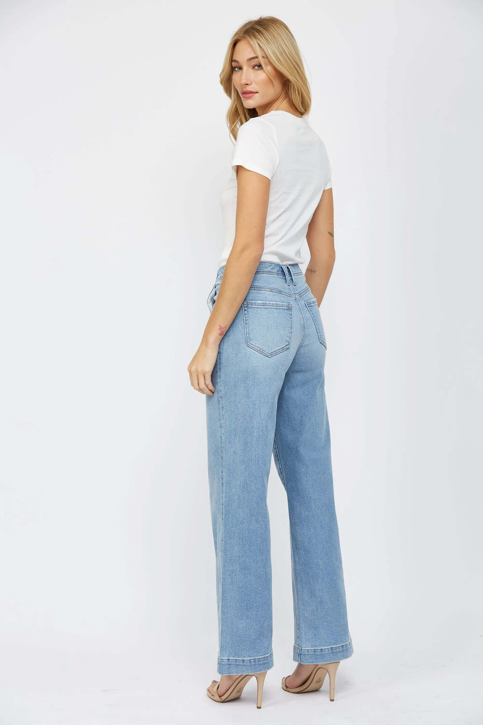 Mica | High Rise Wide Leg Trouser Jeans