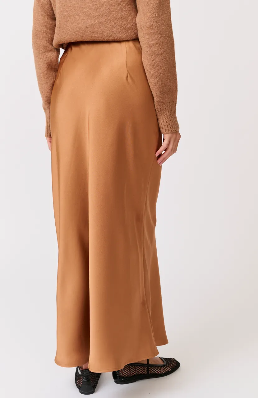 MILLIE SLIP SKIRT || GOLDEN SATIN