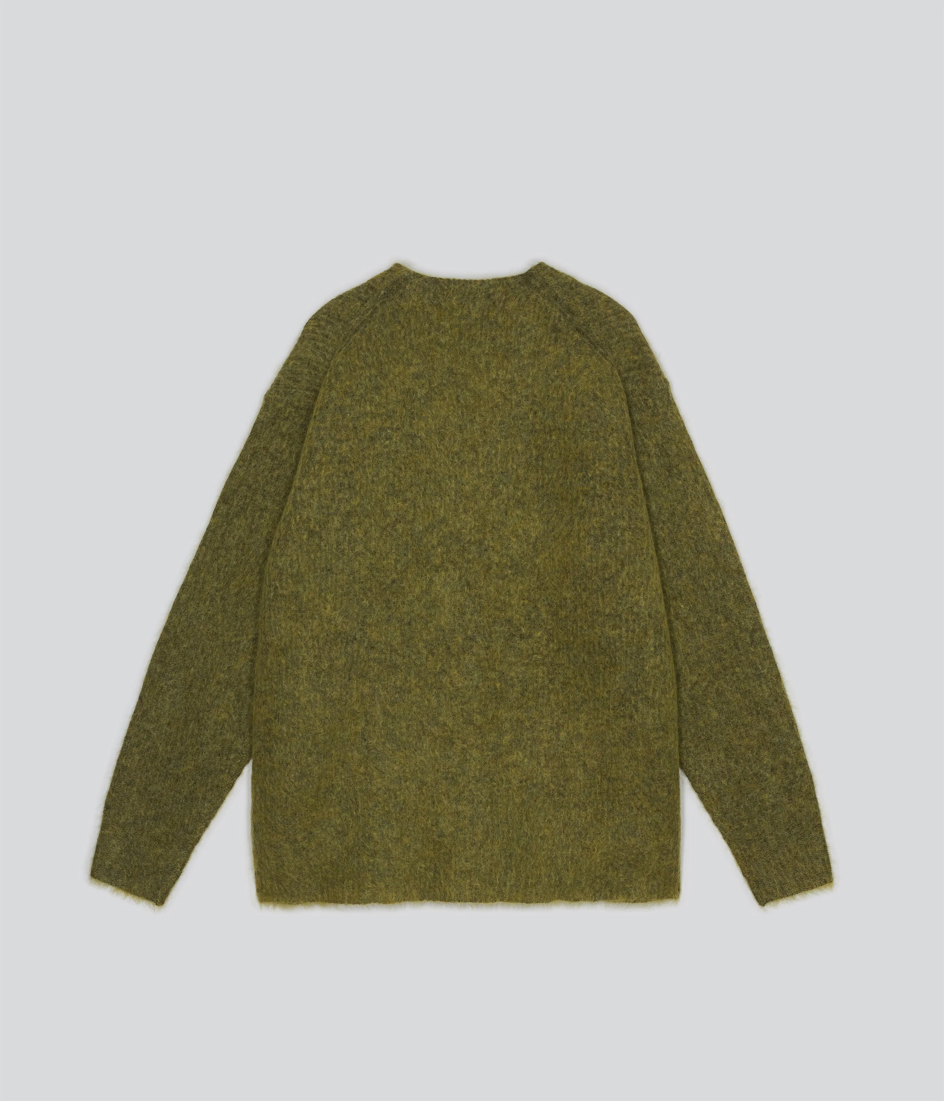 Mohair Cardigan in Matcha