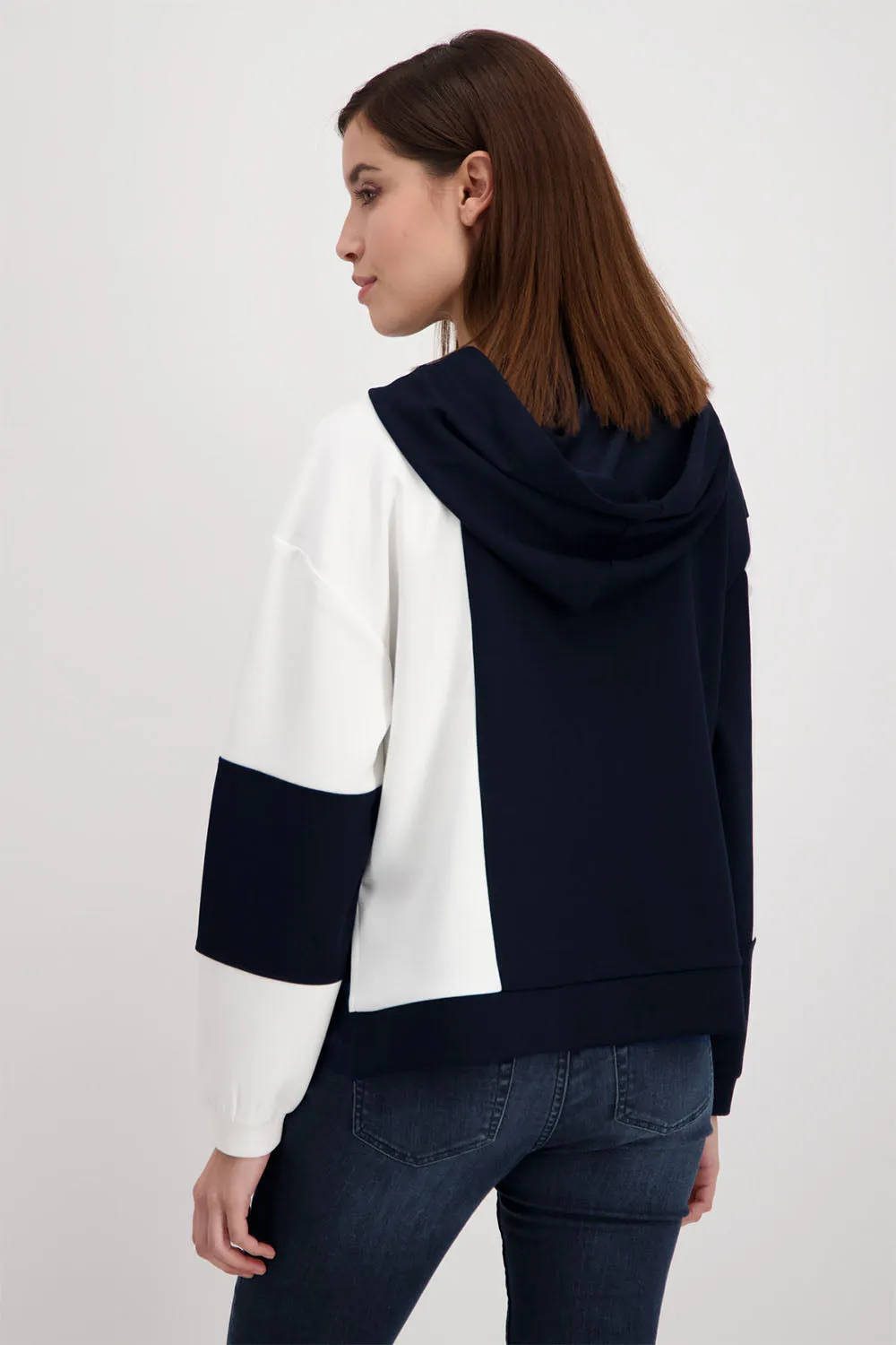 Monari Colour Block  Hooded Top M406805