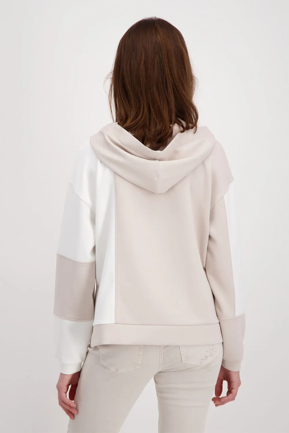Monari Colour Block  Hooded Top M406805