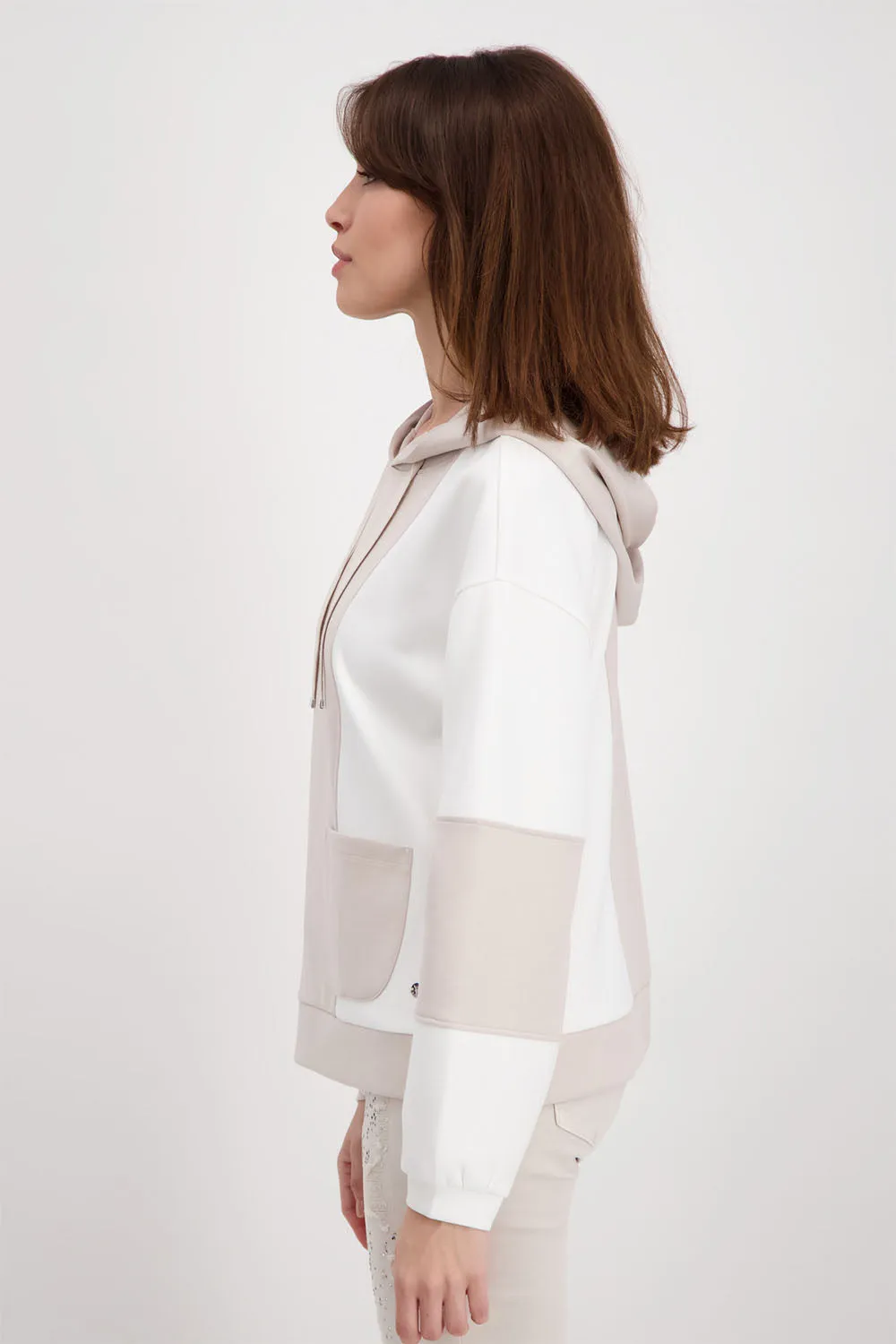 Monari Colour Block  Hooded Top M406805