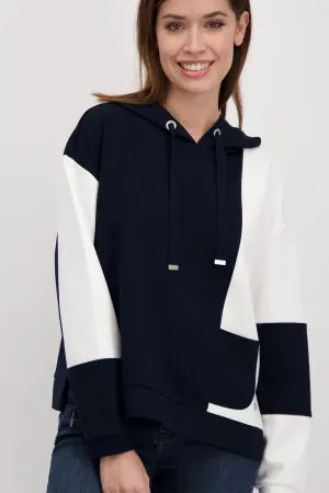 Monari Colour Block  Hooded Top M406805