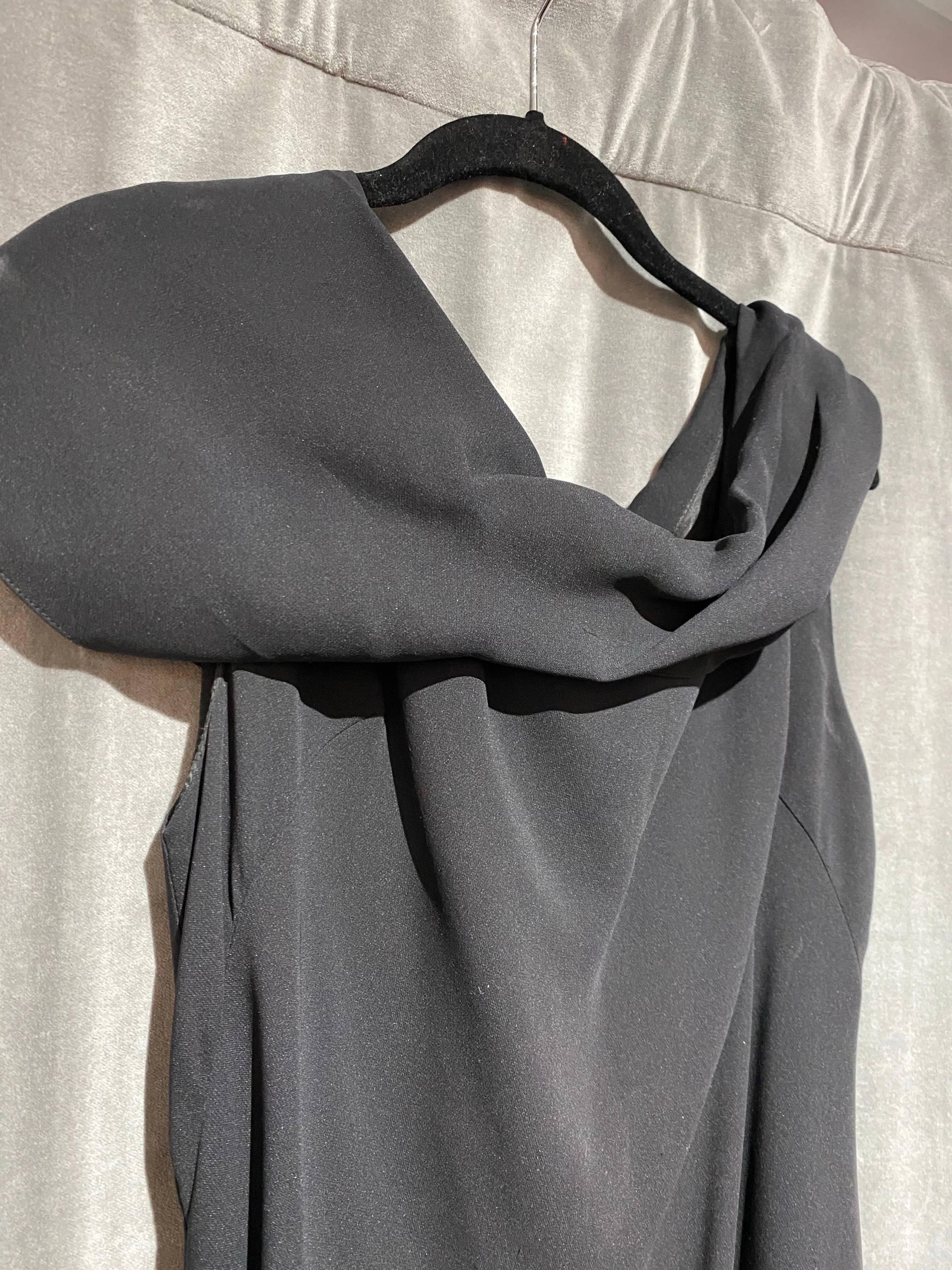 Morgane Le Fay Black Sleeveless Ankle length Dress