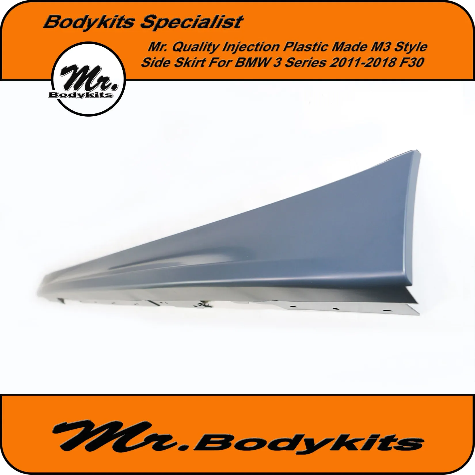 Mr Bodykits M3 Style Plastic Side Skirt For BMW F30/31 2011-2018 Sedan/Wagon 3 Series