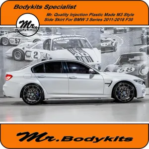 Mr Bodykits M3 Style Plastic Side Skirt For BMW F30/31 2011-2018 Sedan/Wagon 3 Series