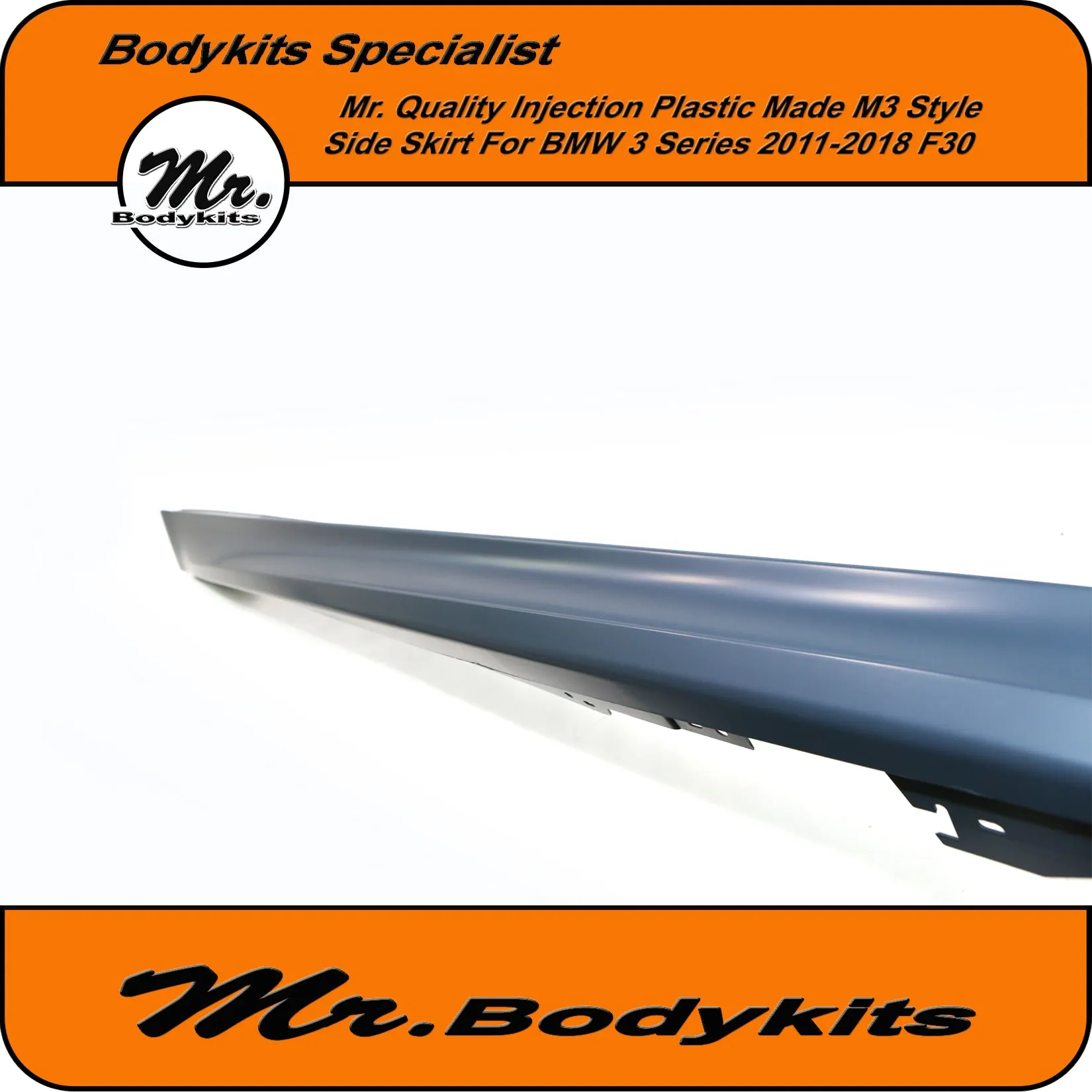 Mr Bodykits M3 Style Plastic Side Skirt For BMW F30/31 2011-2018 Sedan/Wagon 3 Series