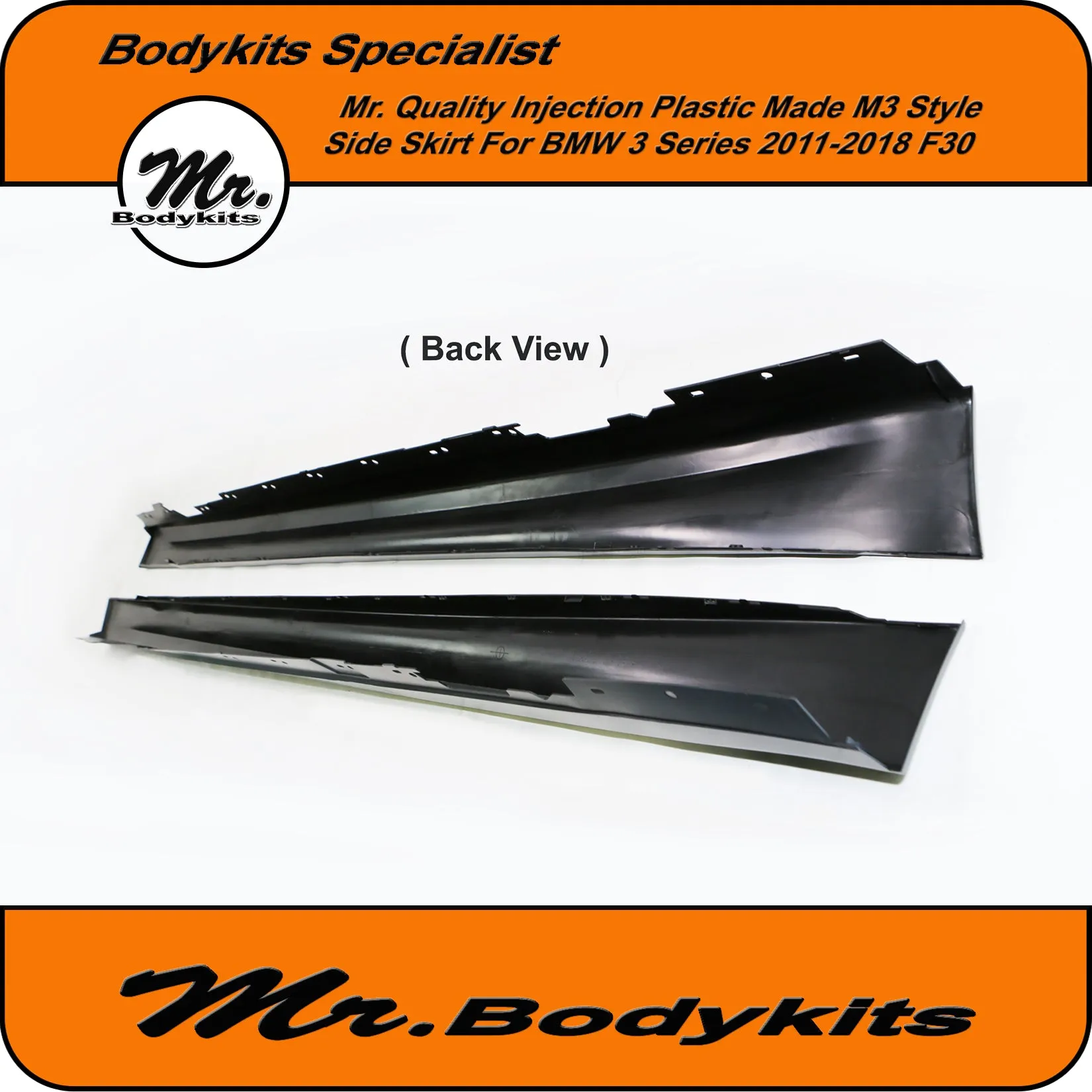 Mr Bodykits M3 Style Plastic Side Skirt For BMW F30/31 2011-2018 Sedan/Wagon 3 Series