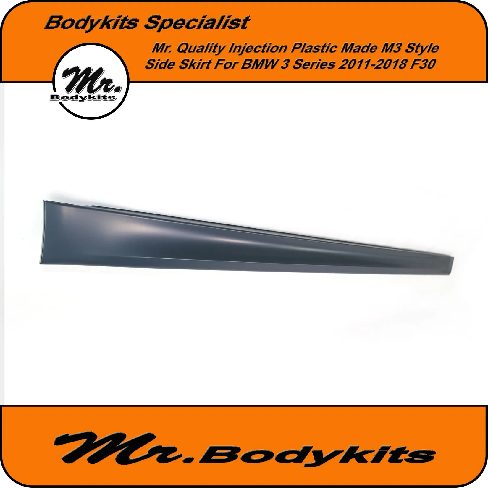 Mr Bodykits M3 Style Plastic Side Skirt For BMW F30/31 2011-2018 Sedan/Wagon 3 Series
