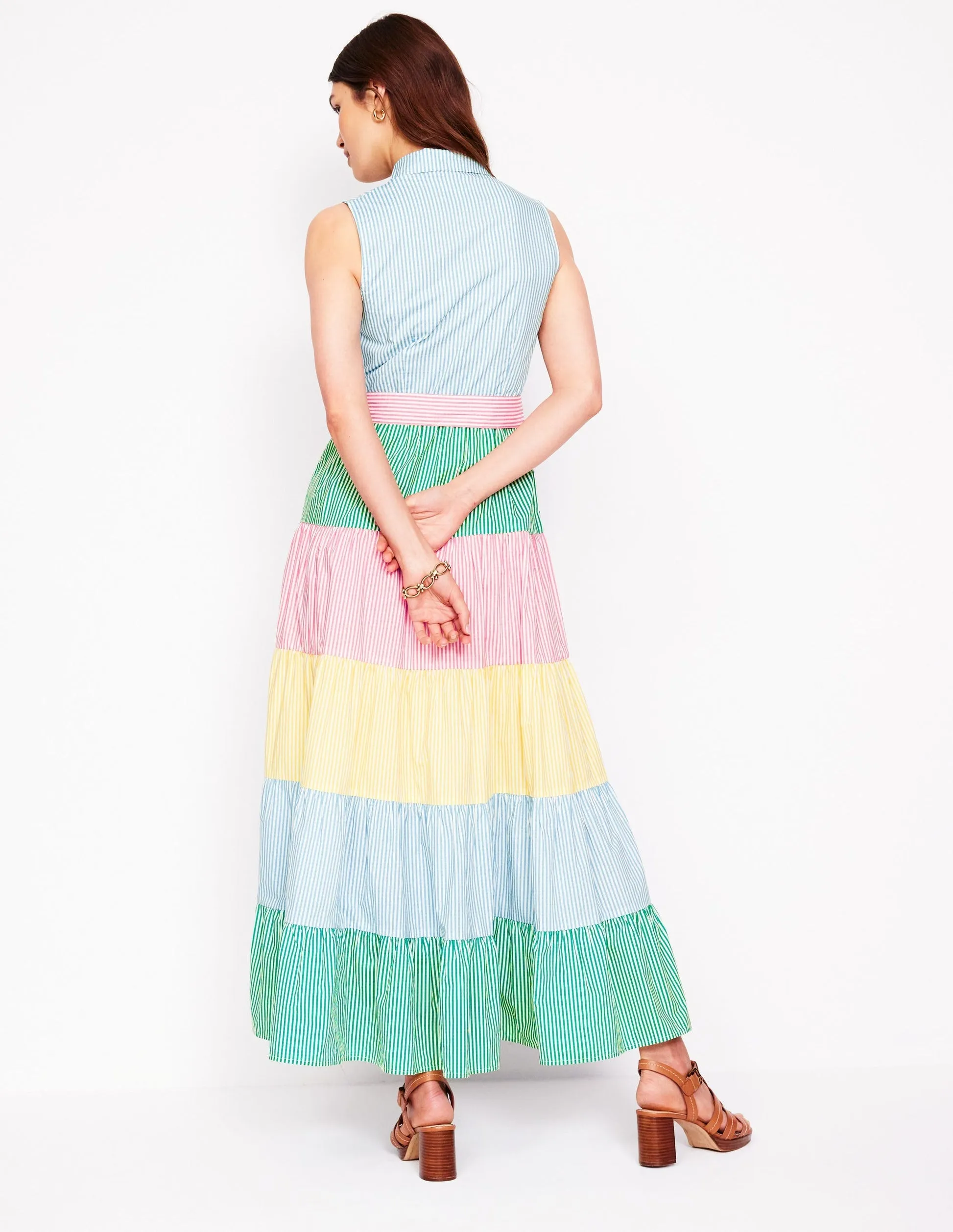 Multi Tiered Shirt Dress