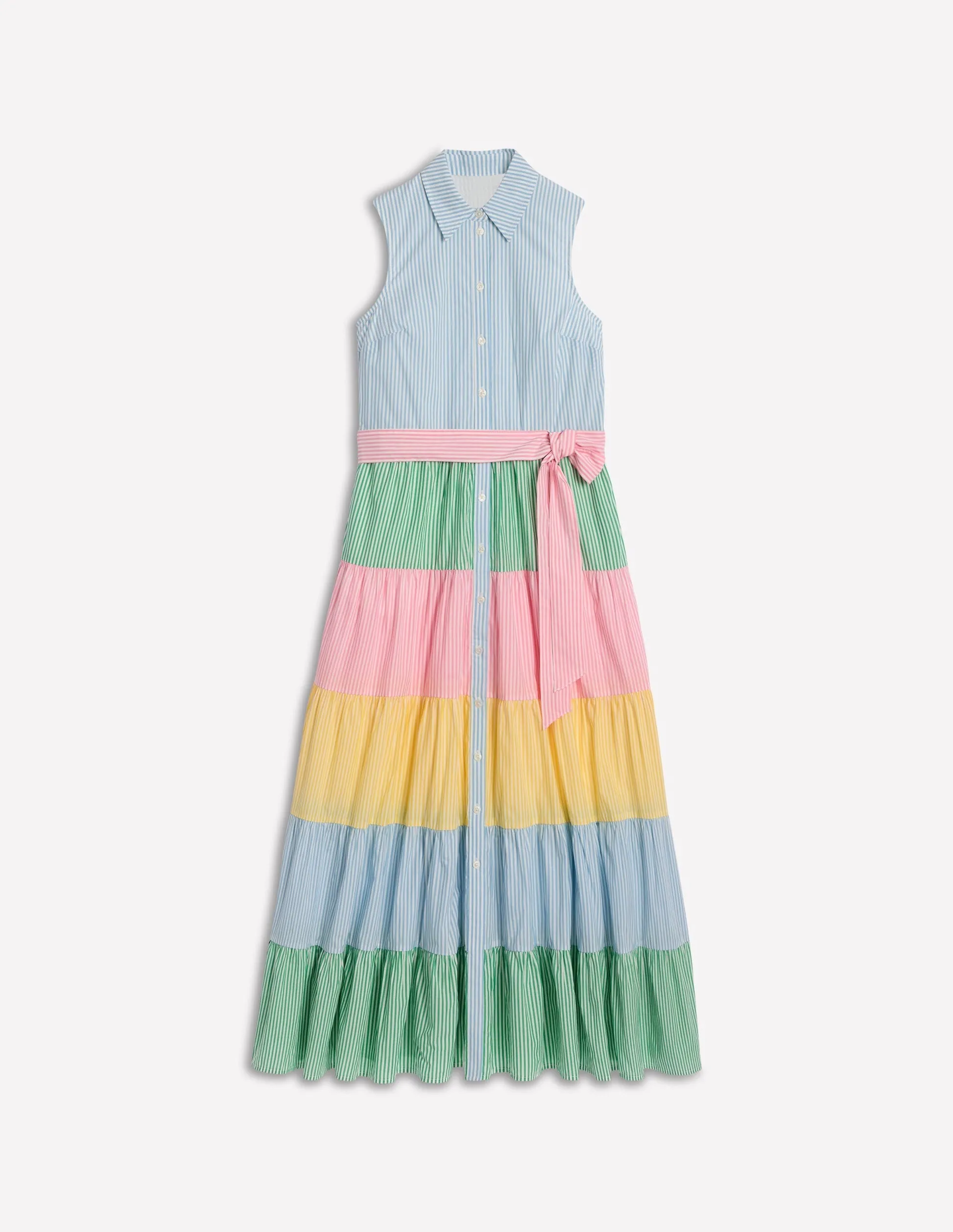 Multi Tiered Shirt Dress