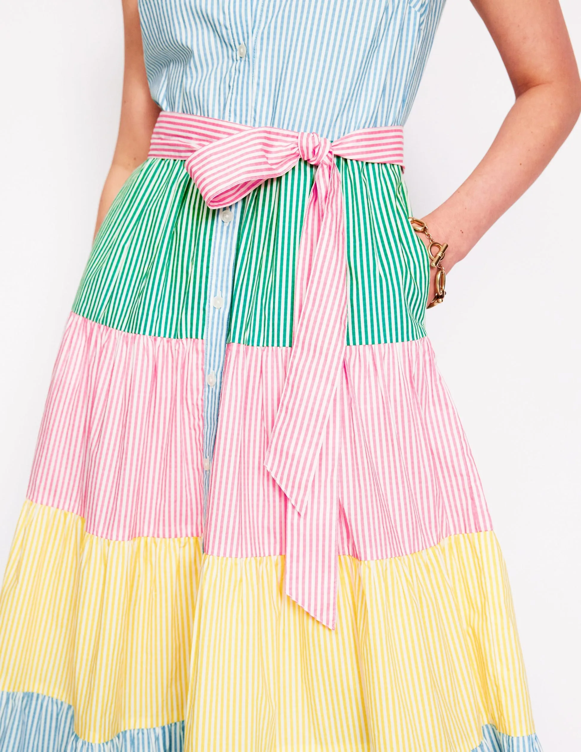 Multi Tiered Shirt Dress