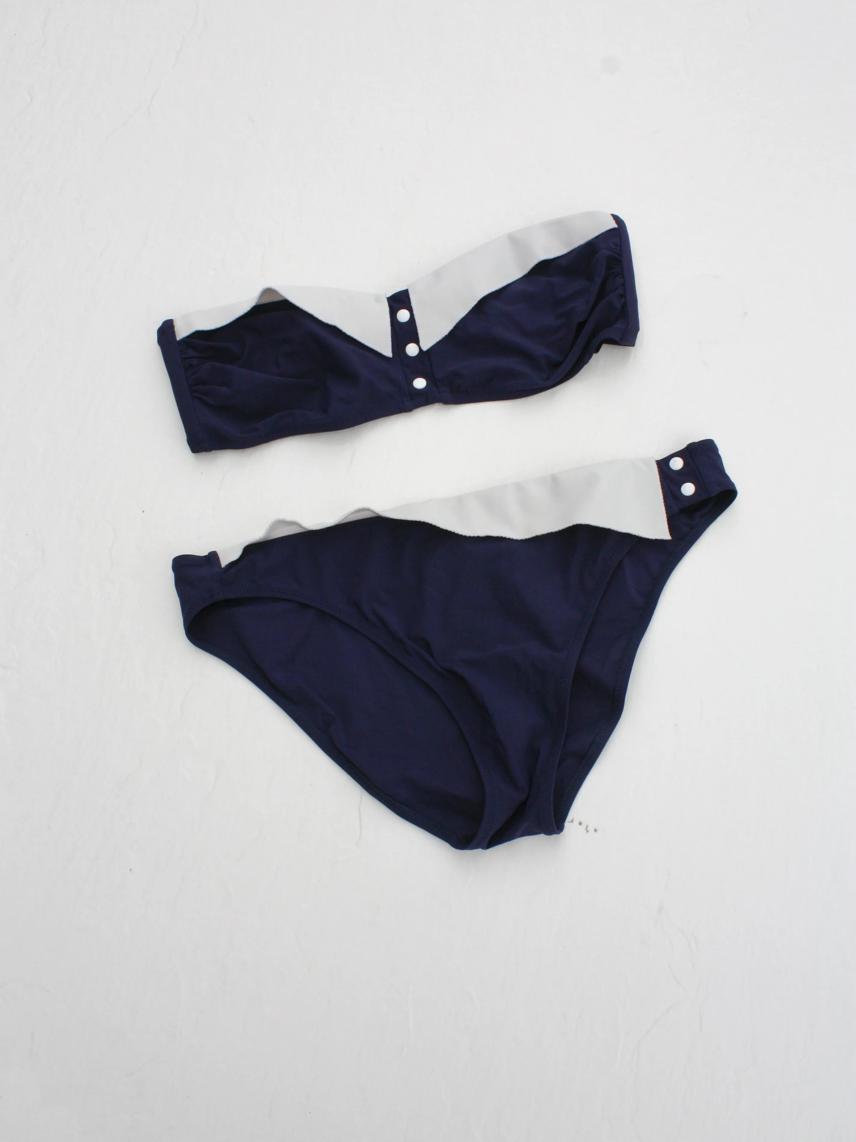 Navy Bandeau Bikini