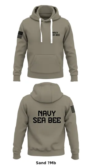 Navy Sea Bee Store 1  Core Men's Hooded Performance Sweatshirt - ?Mb