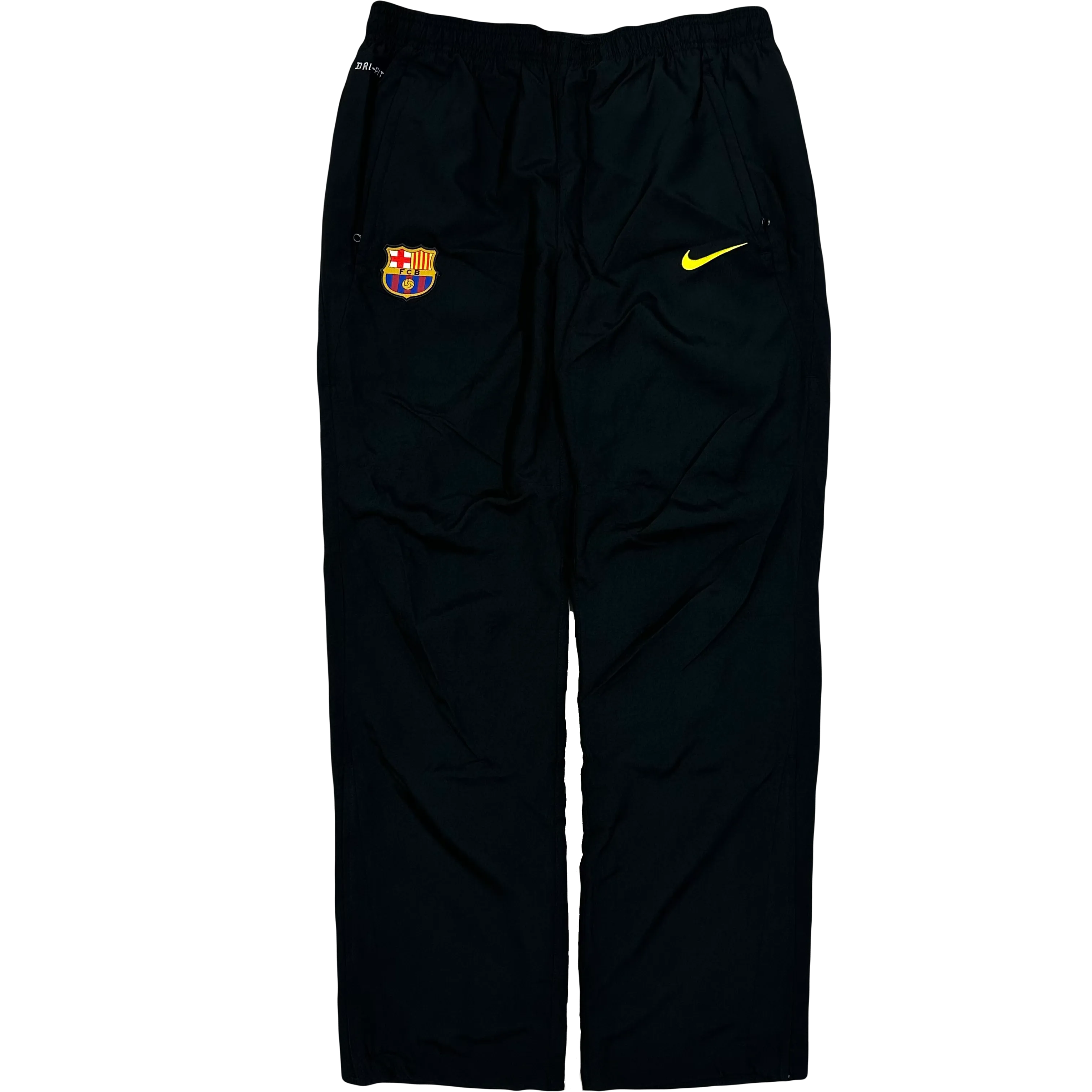 Nike 2013/14 Barcelona Tracksuit In Black & Yellow ( L )