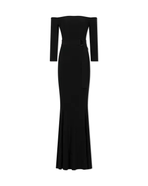 Off Shoulder Fishtail Gown