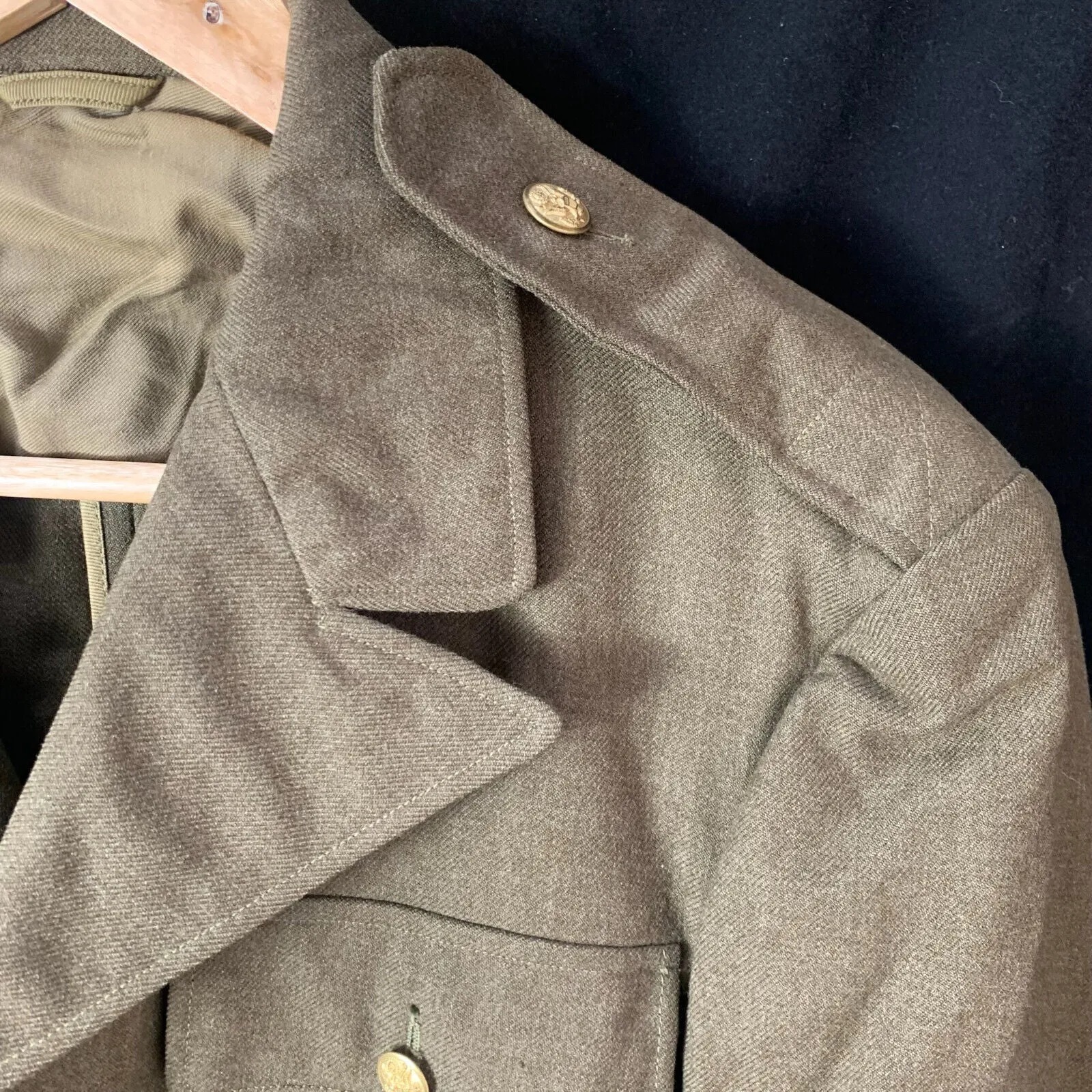 Original WW2 US Army Class A Dress Jacket 1943 - Private Ryan Prop - 39" Large