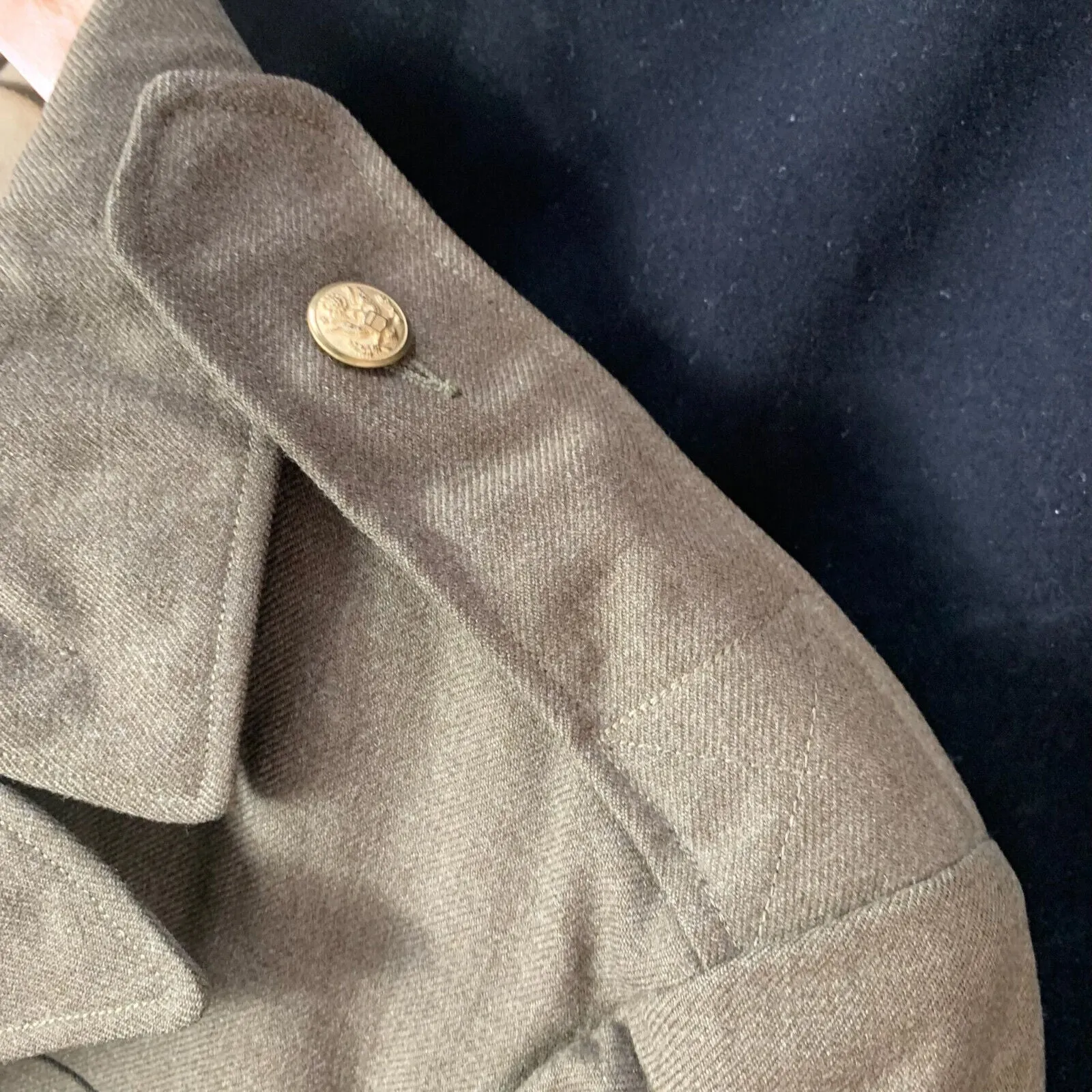 Original WW2 US Army Class A Dress Jacket 1943 - Private Ryan Prop - 39" Large