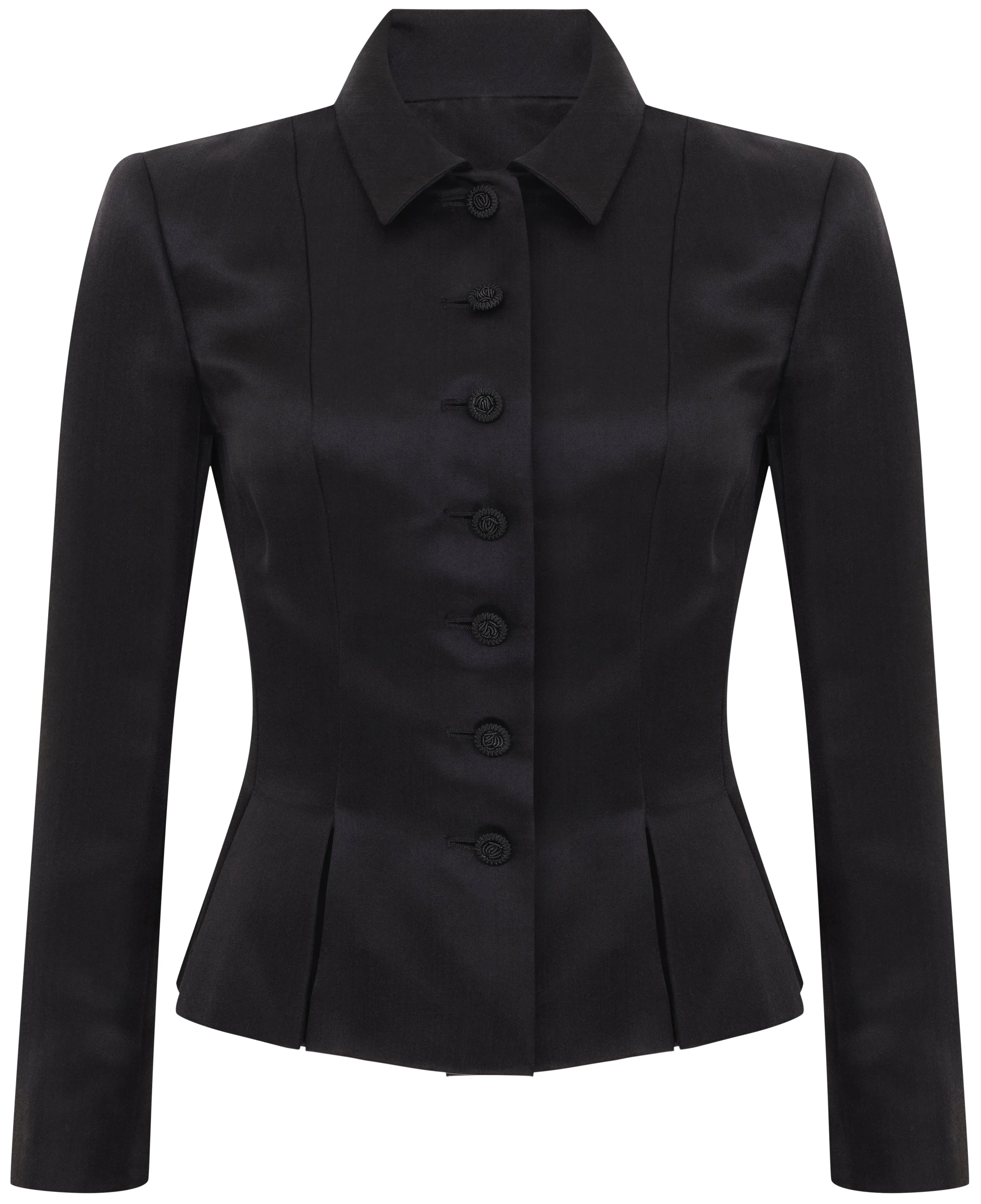 Oscar de la Renta vintage silk satin jacket and two skirts suit Size 10UK