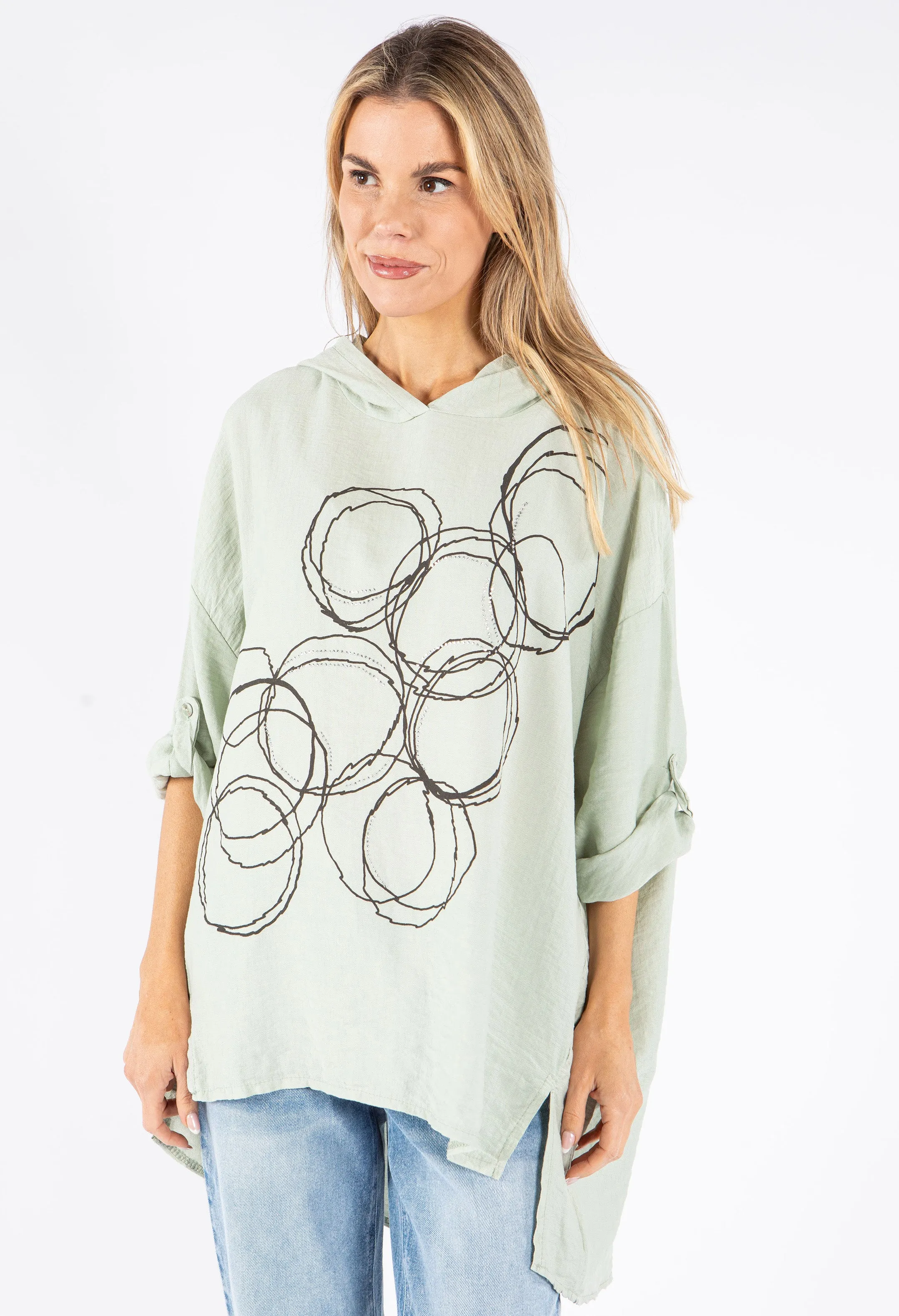 Oversized Hooded Top