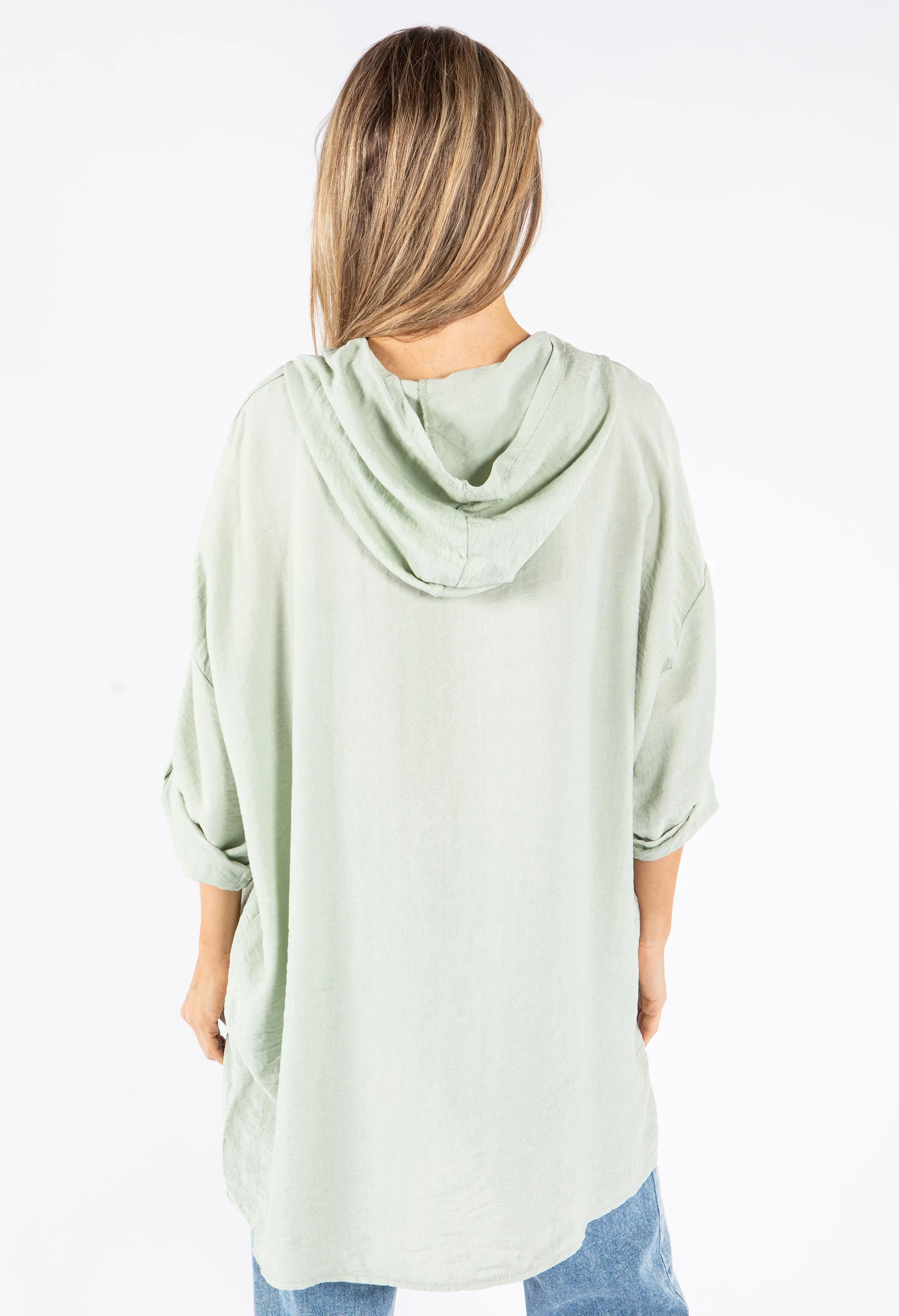 Oversized Hooded Top