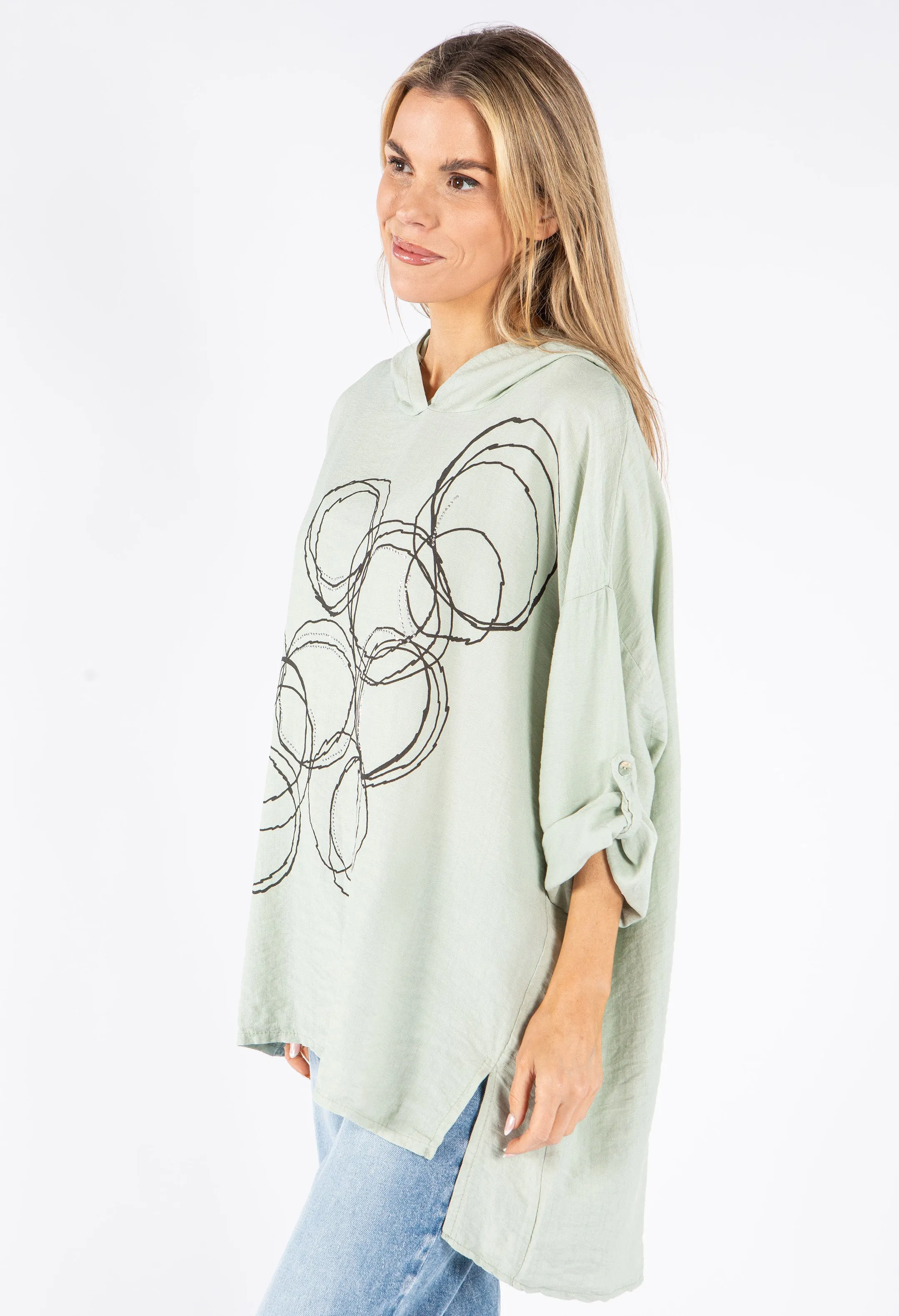 Oversized Hooded Top