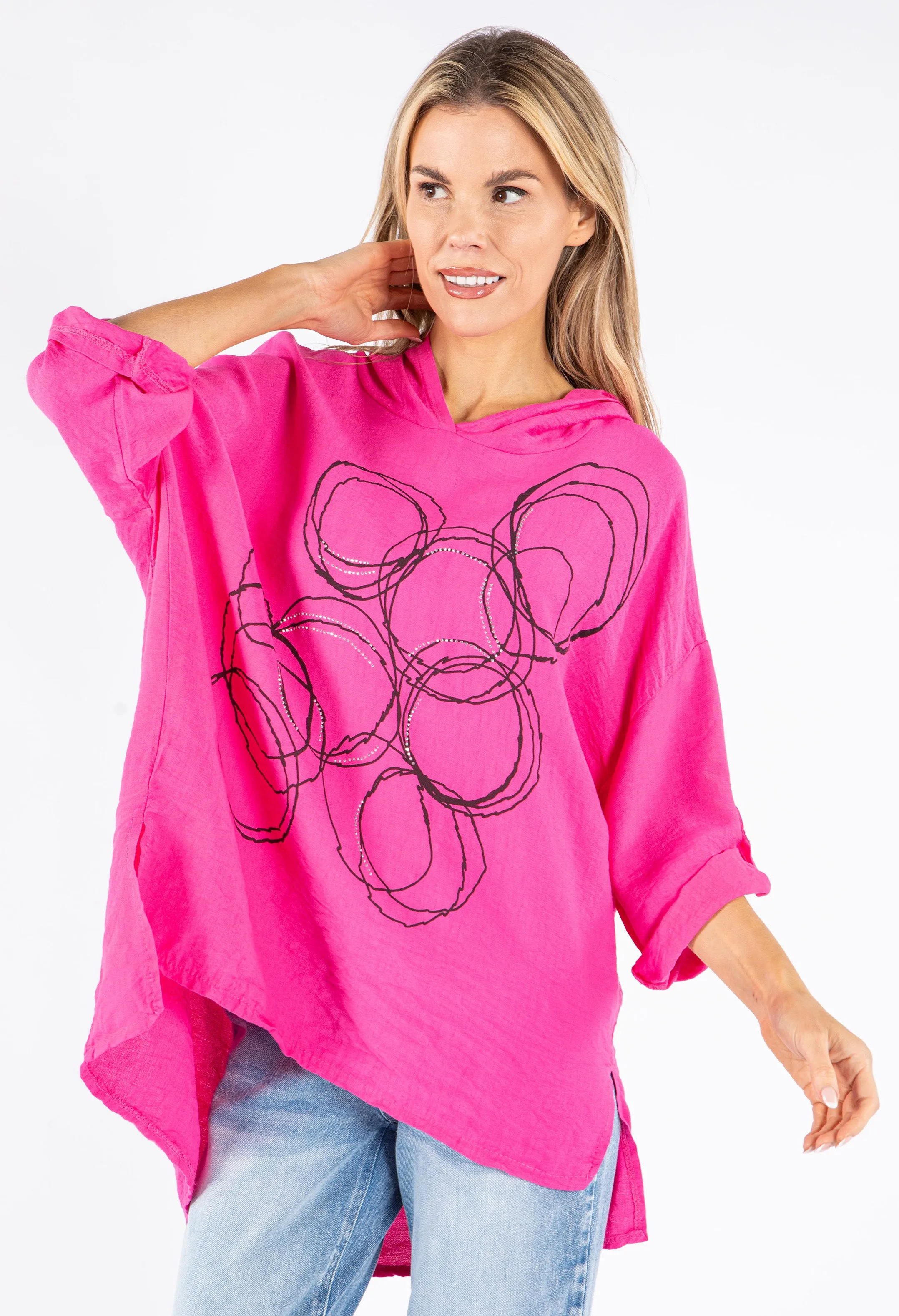 Oversized Hooded Top