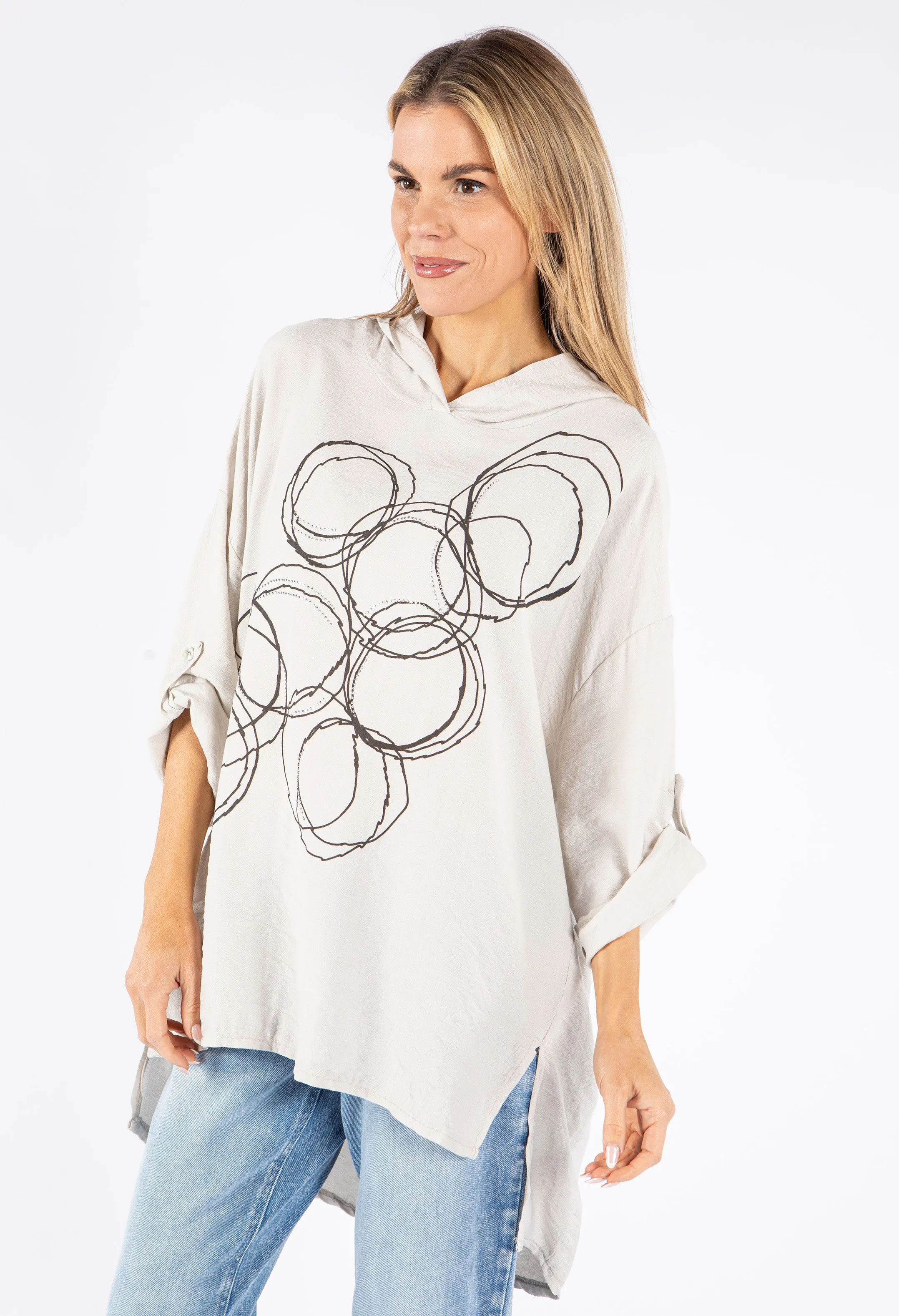 Oversized Hooded Top