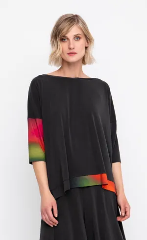 Ozai n Ku Northern Lights Fall Boxy Top