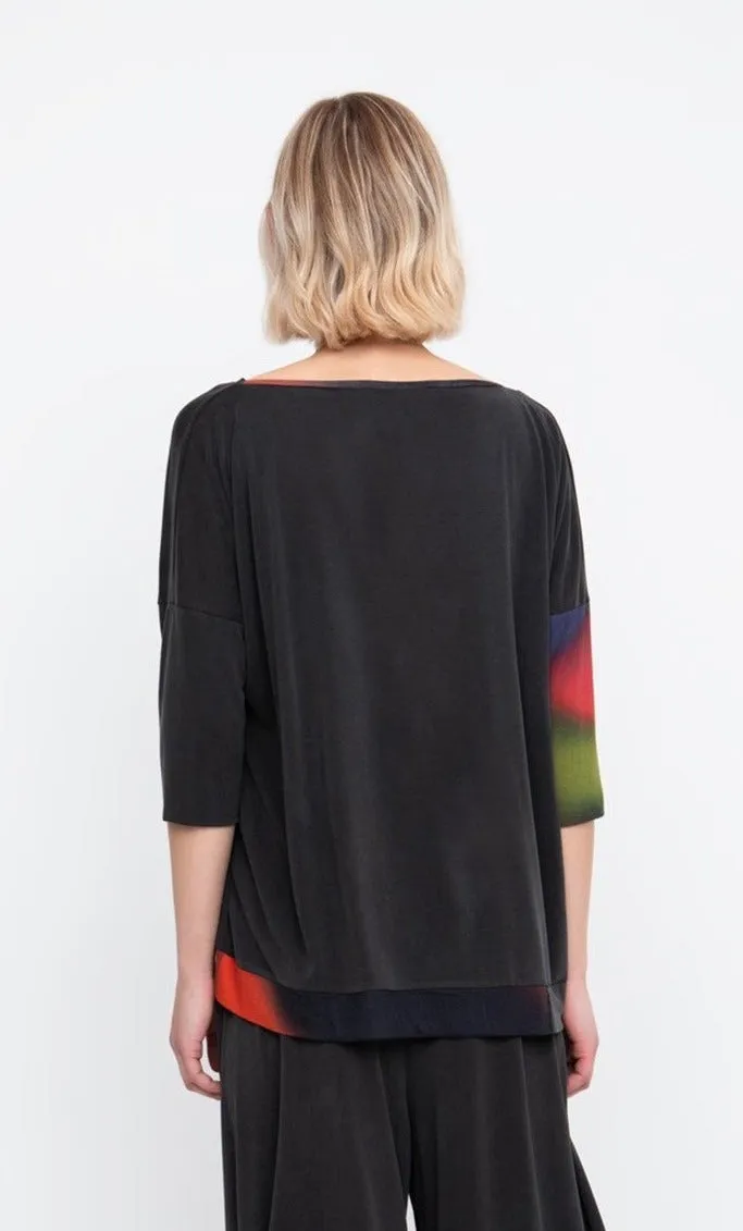 Ozai n Ku Northern Lights Fall Boxy Top