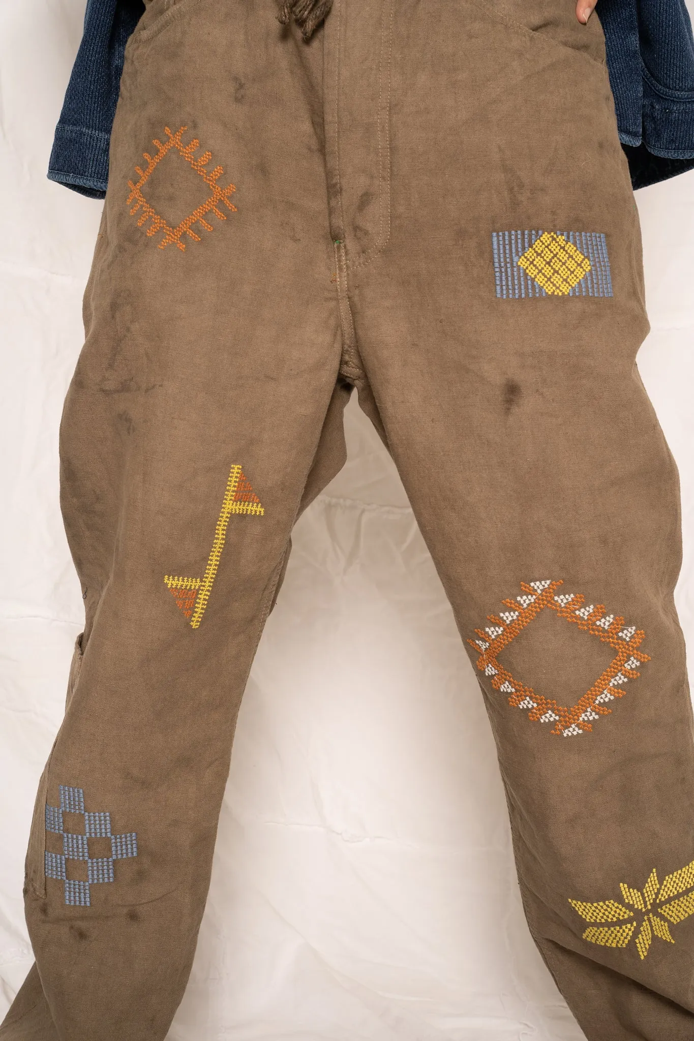 P68 Military Hemp/Organic Cotton Embroidered Taos Grey Volcano