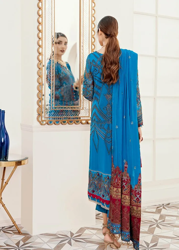 Pakistani Designer Chiffon Outfit #Y6010