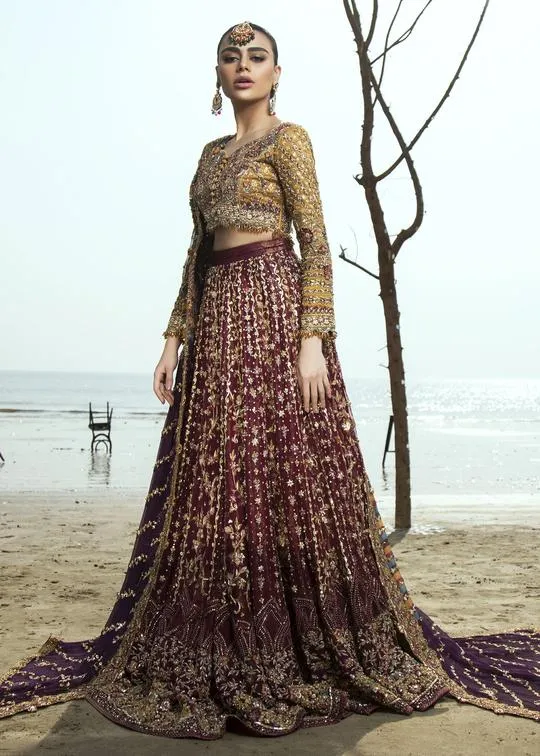 Pakistani Designer Red Lehnga Choli for Wedding #C2042