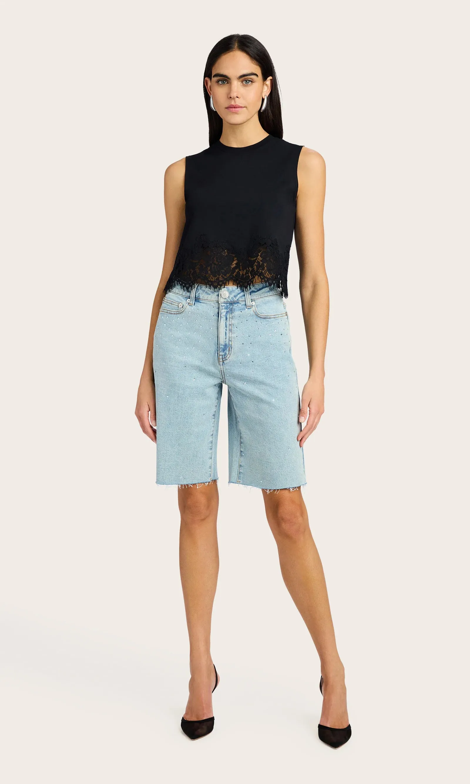 Palani Lace Top Black