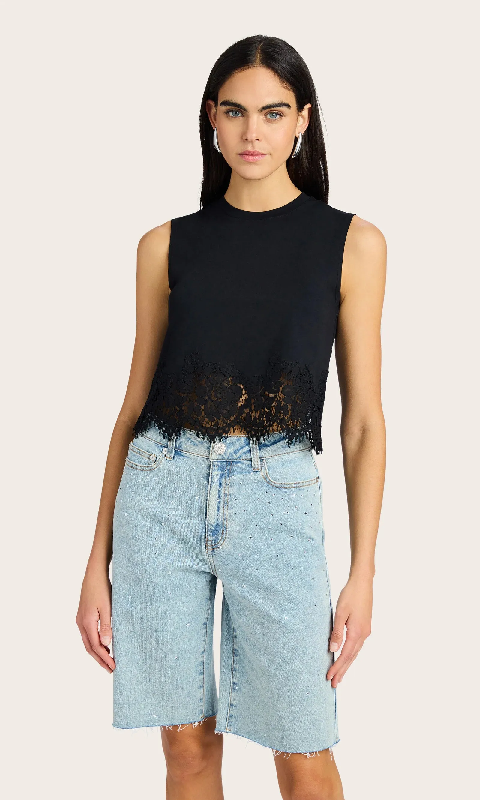 Palani Lace Top Black