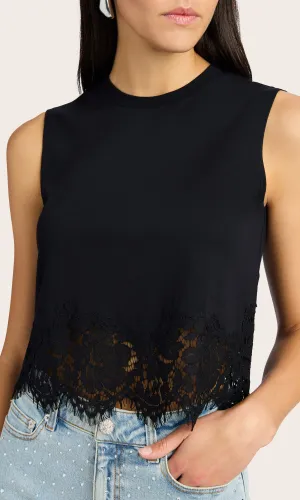 Palani Lace Top Black