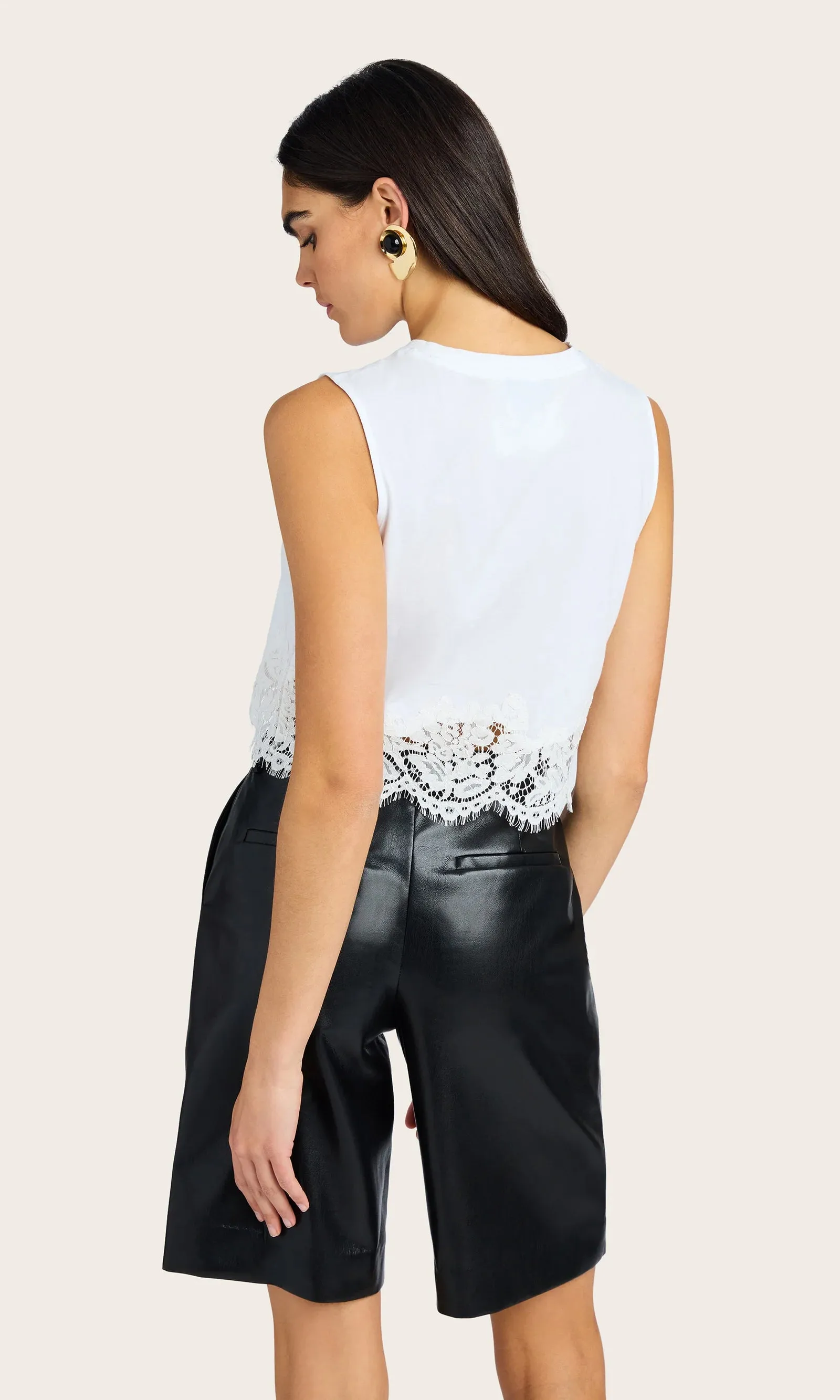 Palani Lace Top White
