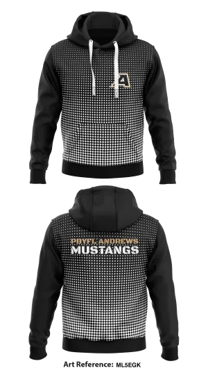 PBYFL Andrews Mustangs Store 2 Core Men's Hooded Performance Sweatshirt - mL5eGk