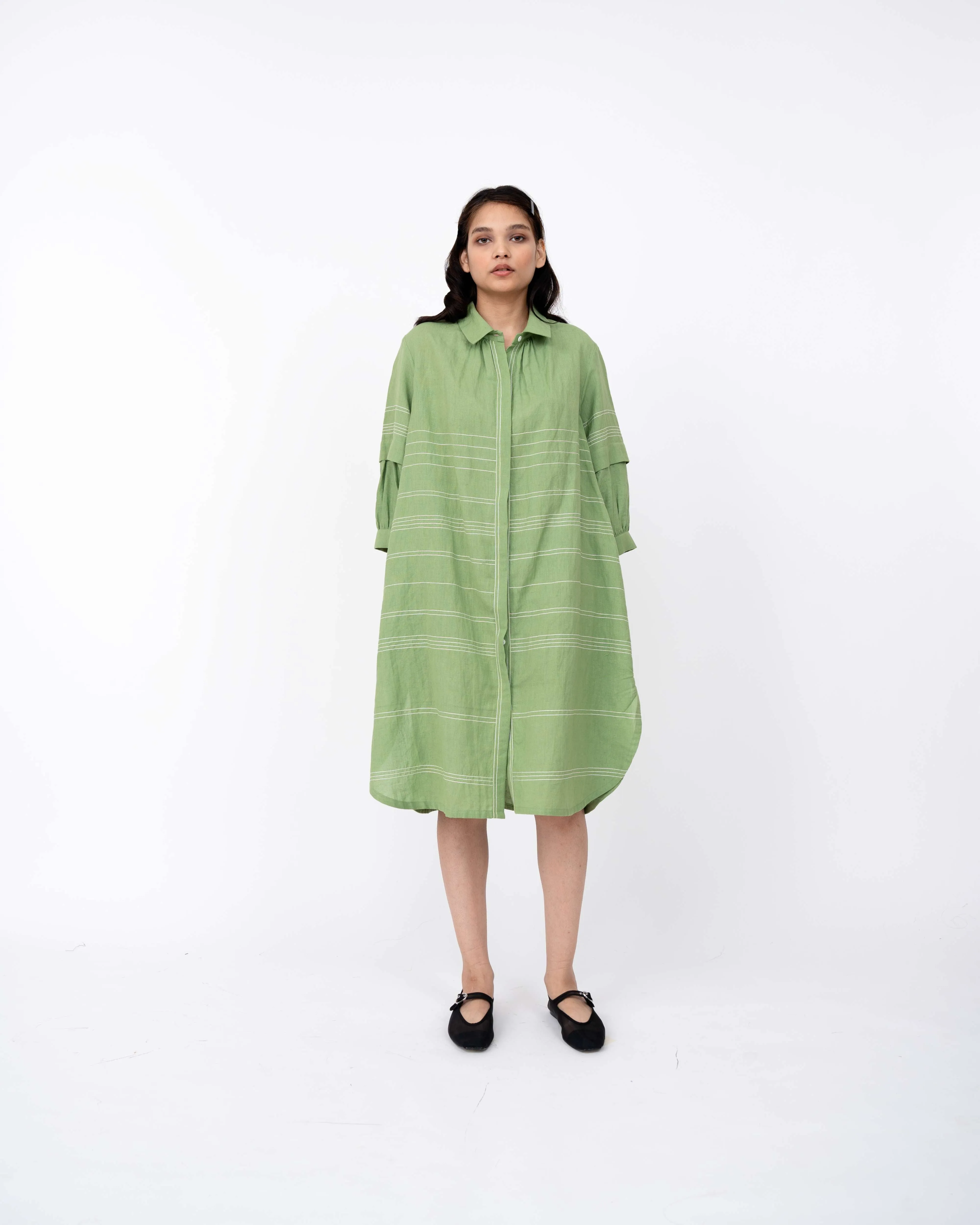 Pleated Fence Shirt